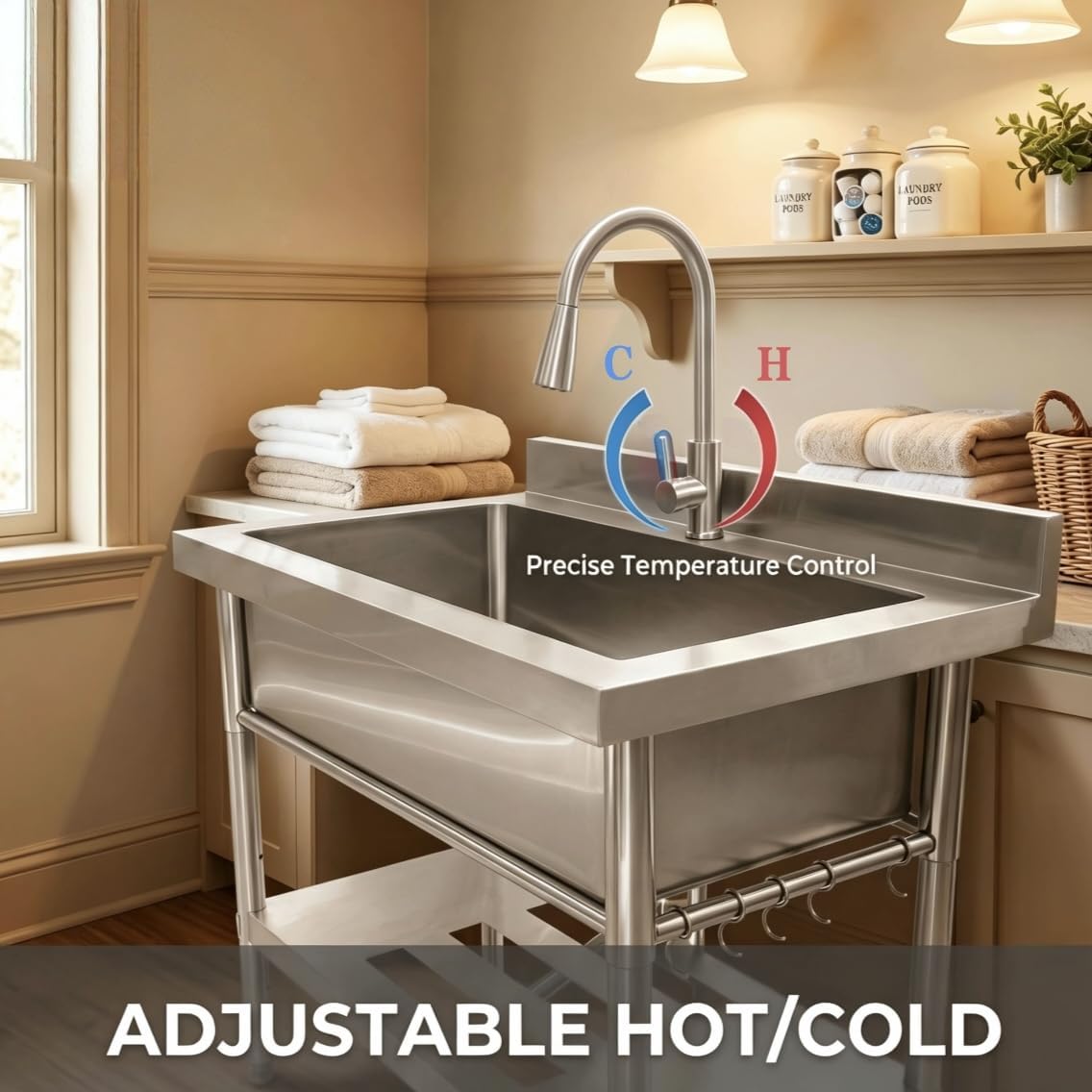 Garvee YXY-LO-PHO-0RQYN63C Laundry-Tubs-Utility-Sinks - View #5