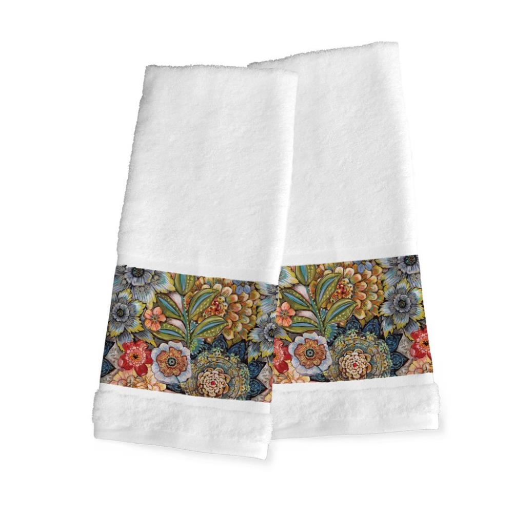 Blush Turkish Spa Collection 6-pc Cotton Towel Set - Laural Home