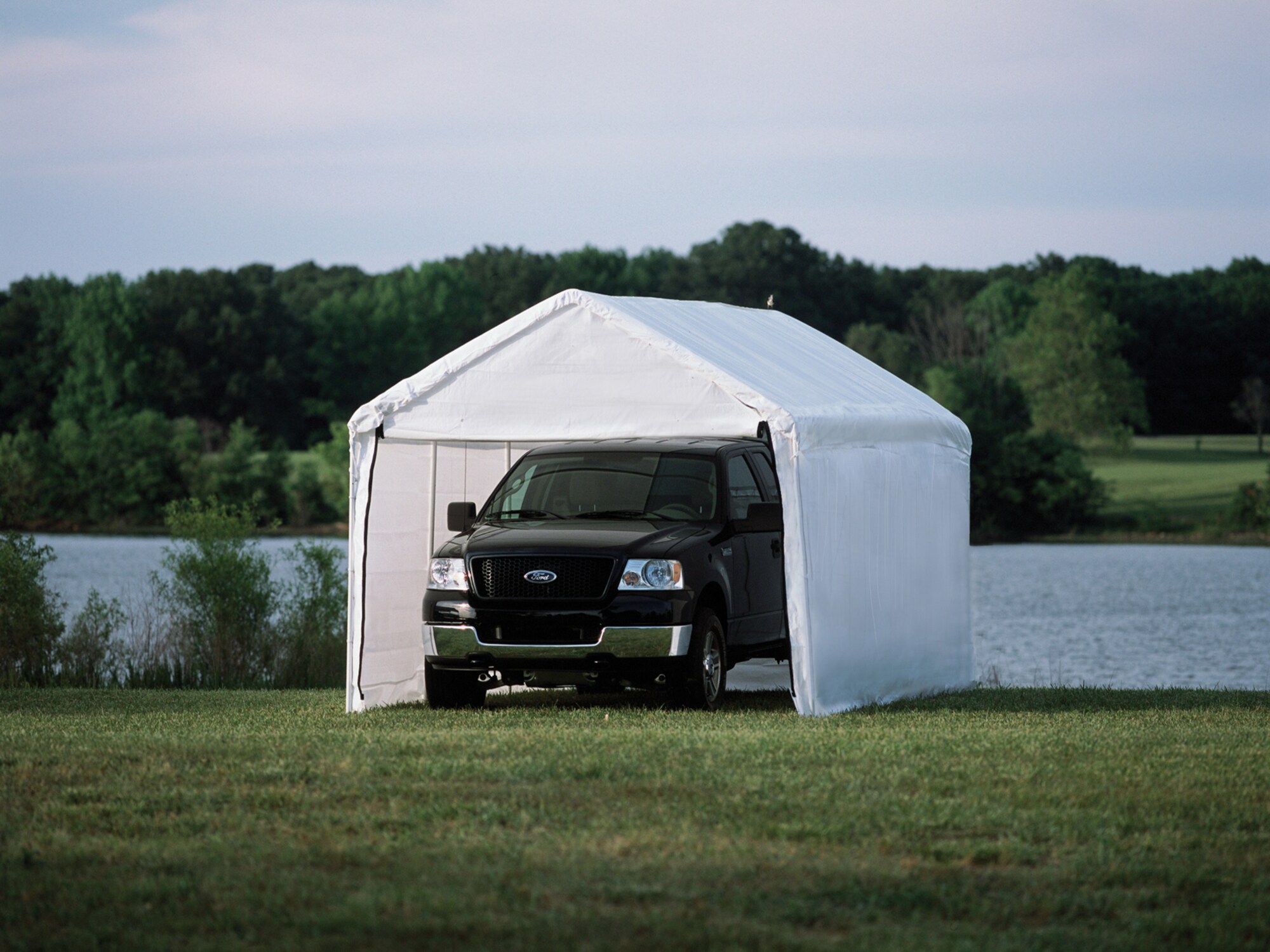 Arrow 20-ft x 10-ft Rectangle White Standard canopy