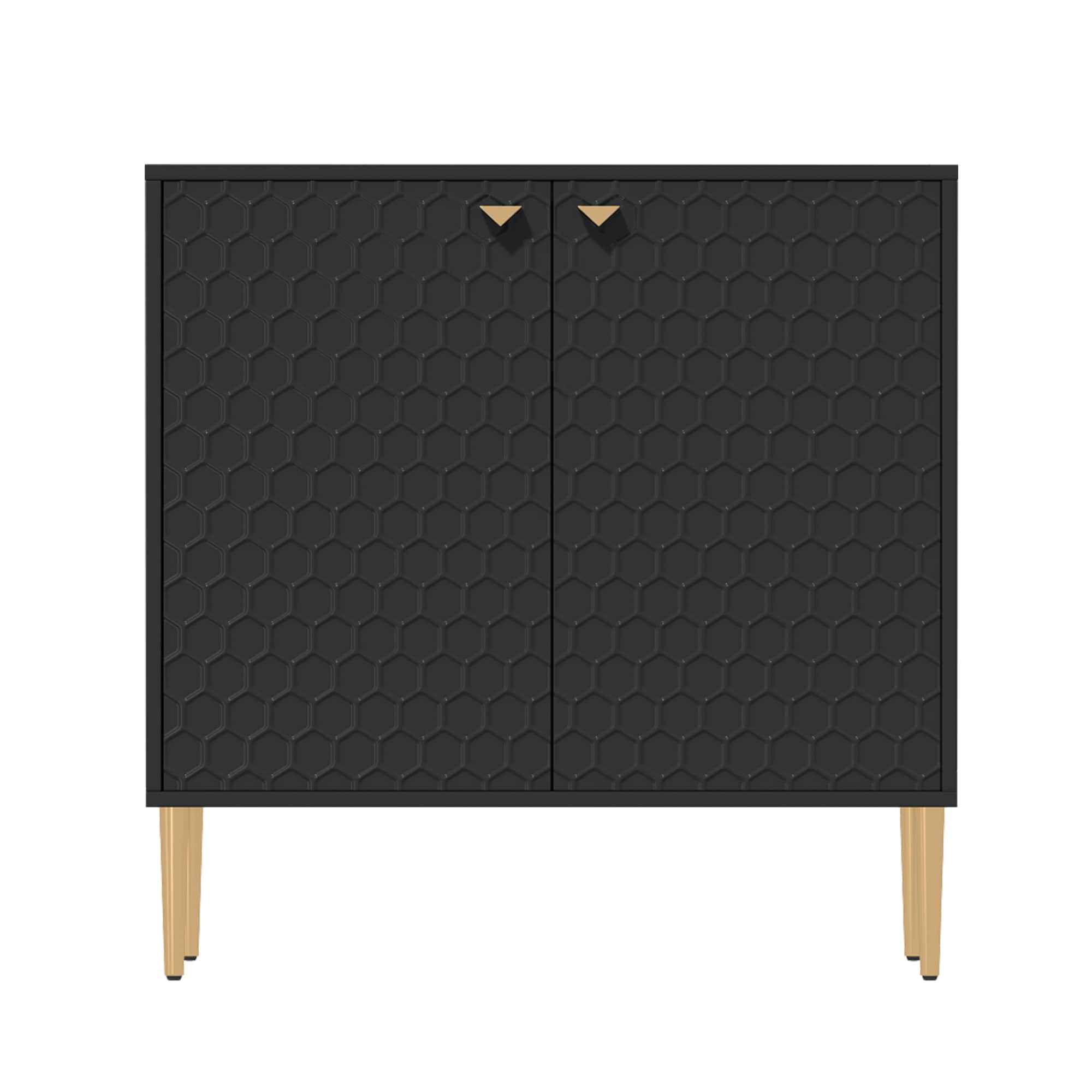 Clihome 15.75-in W x 32-in H Mdf Black Freestanding Utility Storage Cabinet