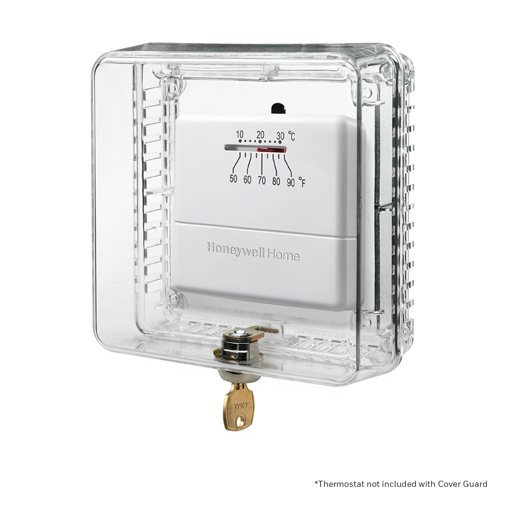 statguardplus XL 4-in x 7-in Plastic Lockable Rectangle Thermostat Cover