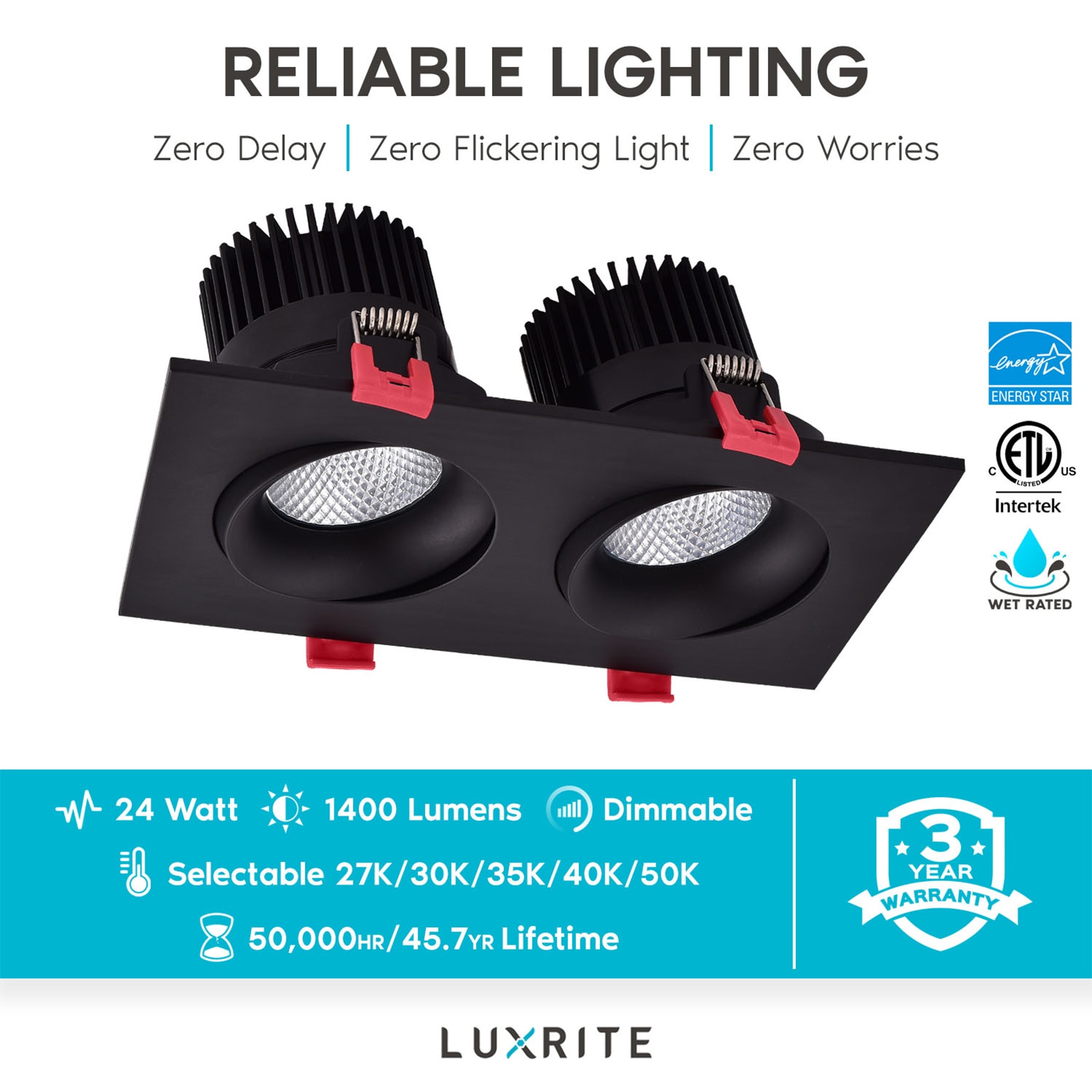 Luxrite LR32184-1PK Led-Retrofit-Downlight - View #6