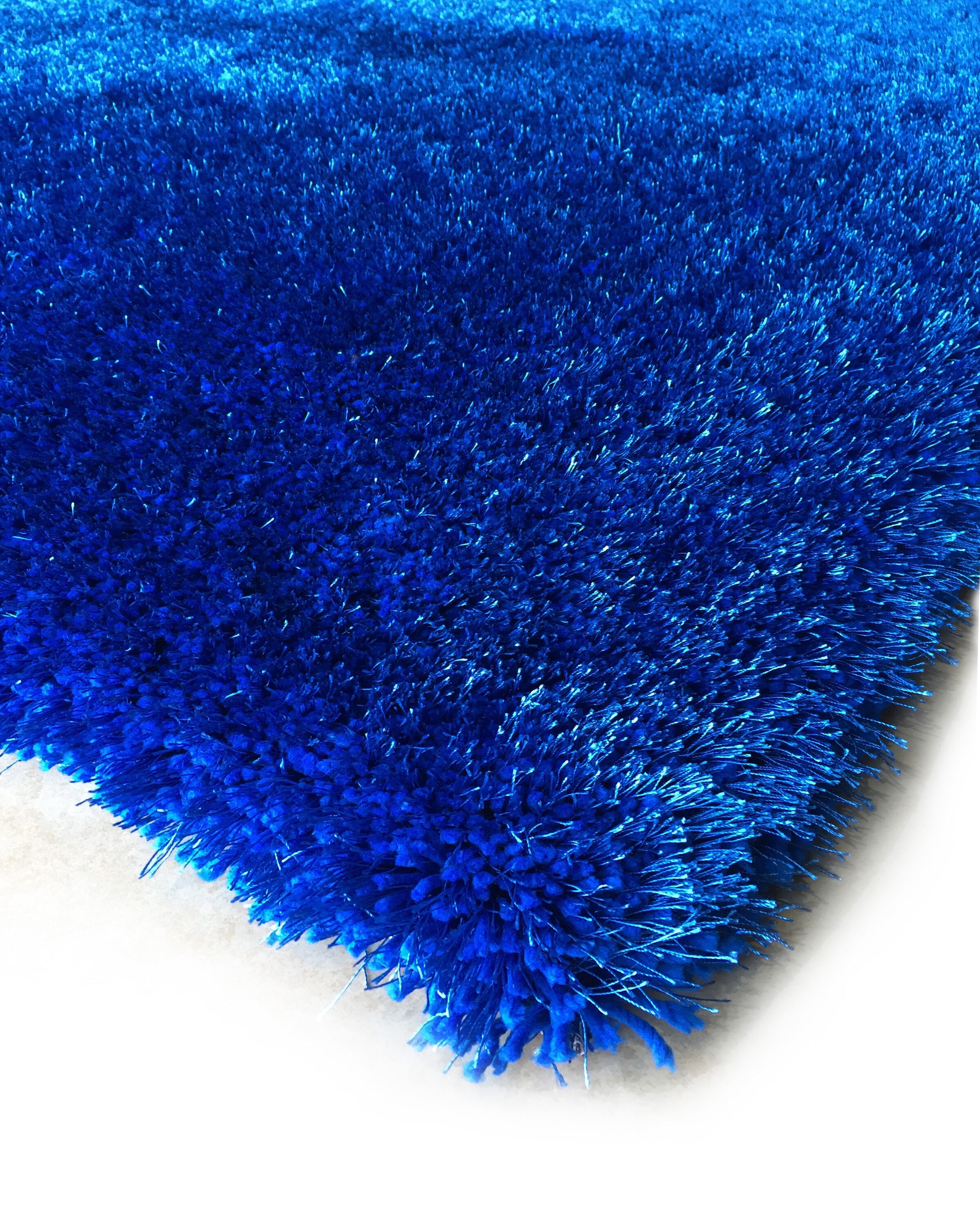 Amazing Rugs NS2008-57 Chubby Shaggy 5 X 7 (ft) Blue Indoor Solid Area Rug
