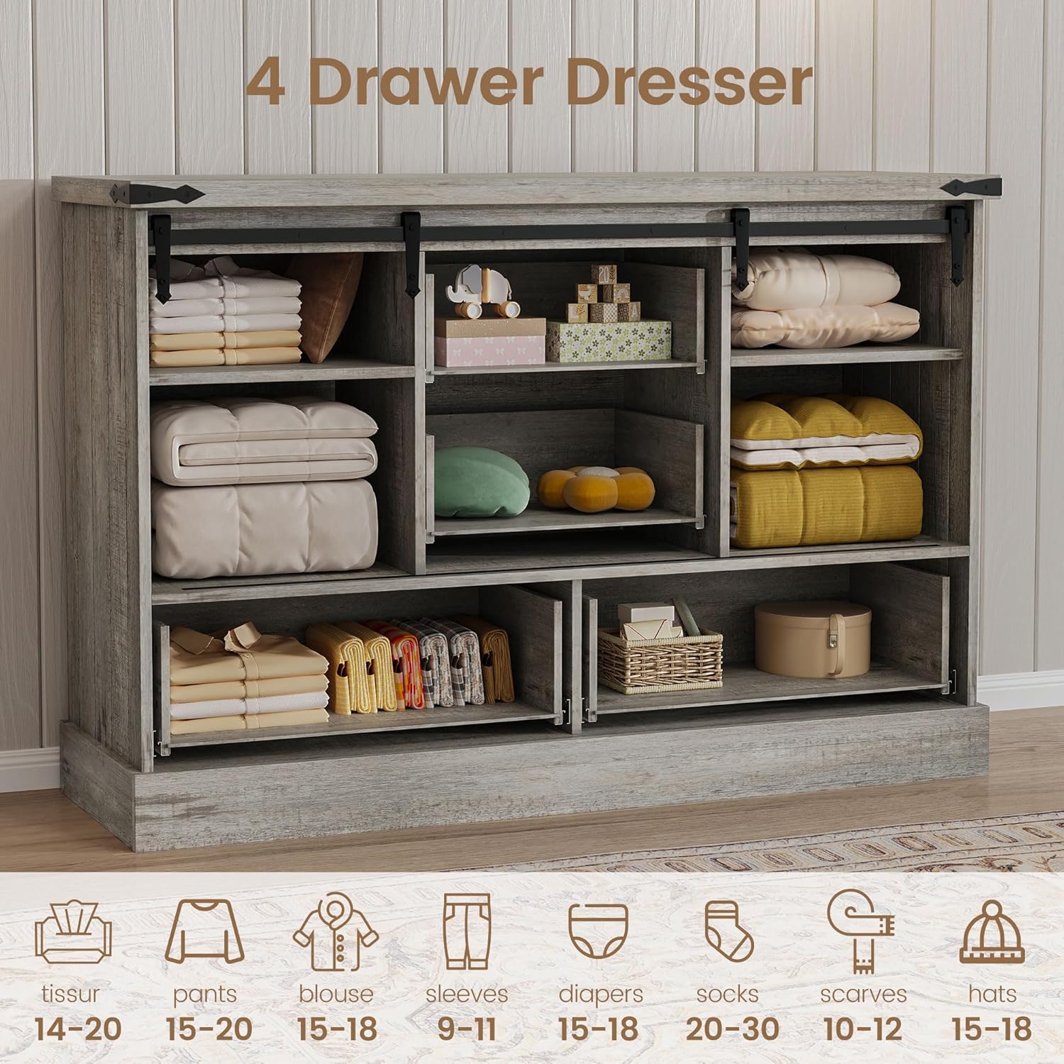 Qeetex D23PHO34GFTYBP dressers - View #3