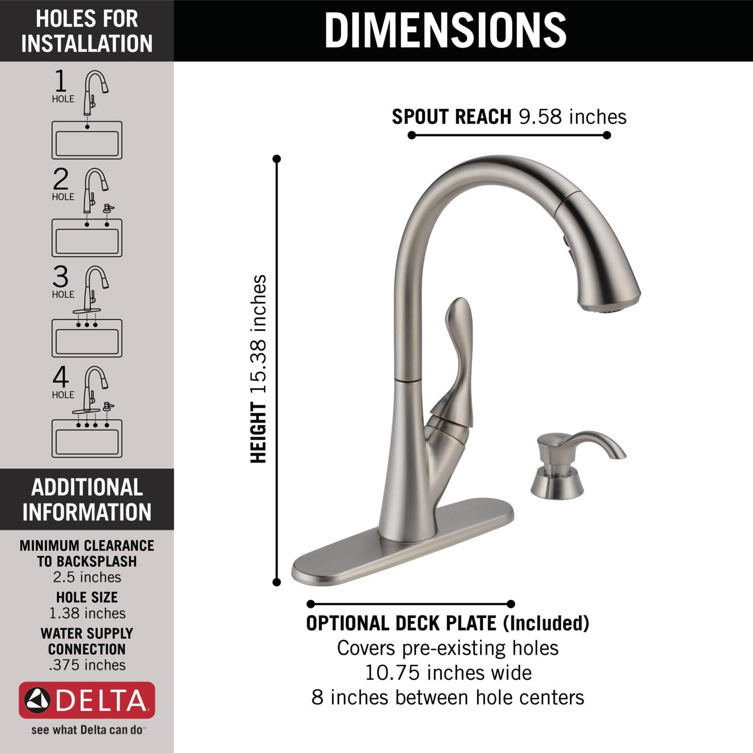 Delta 19922Z-SSSD-DST Kitchen-Faucets - View #4