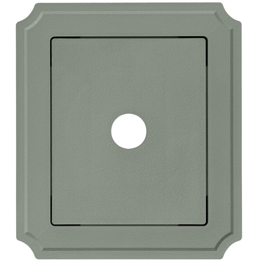 Ply Gem 210807 8.54-in x 7.52-in Sagebrook Vinyl Universal Mounting Block