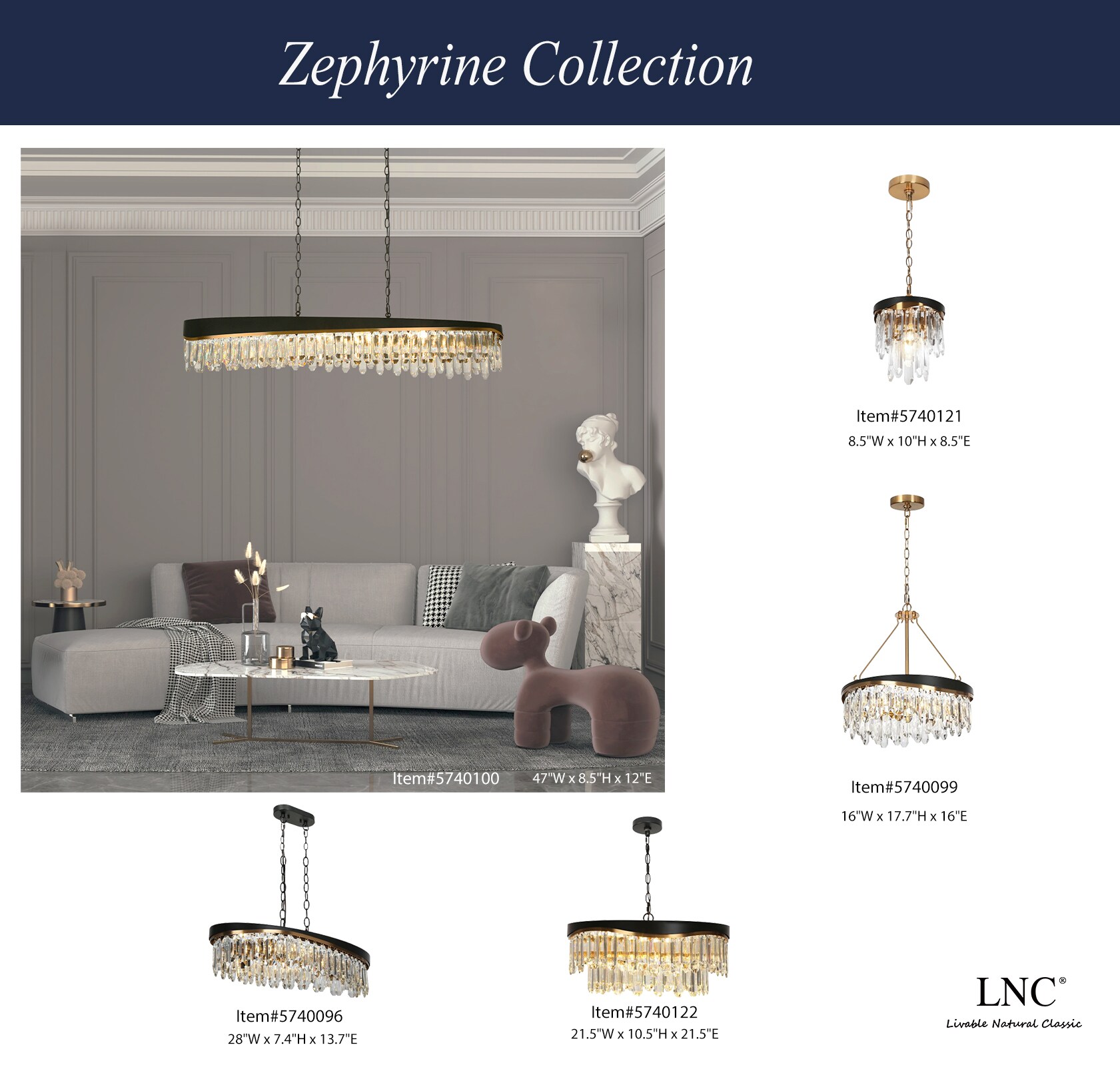 Mini Matte Black and Gold Crystal Drum Pendant Light