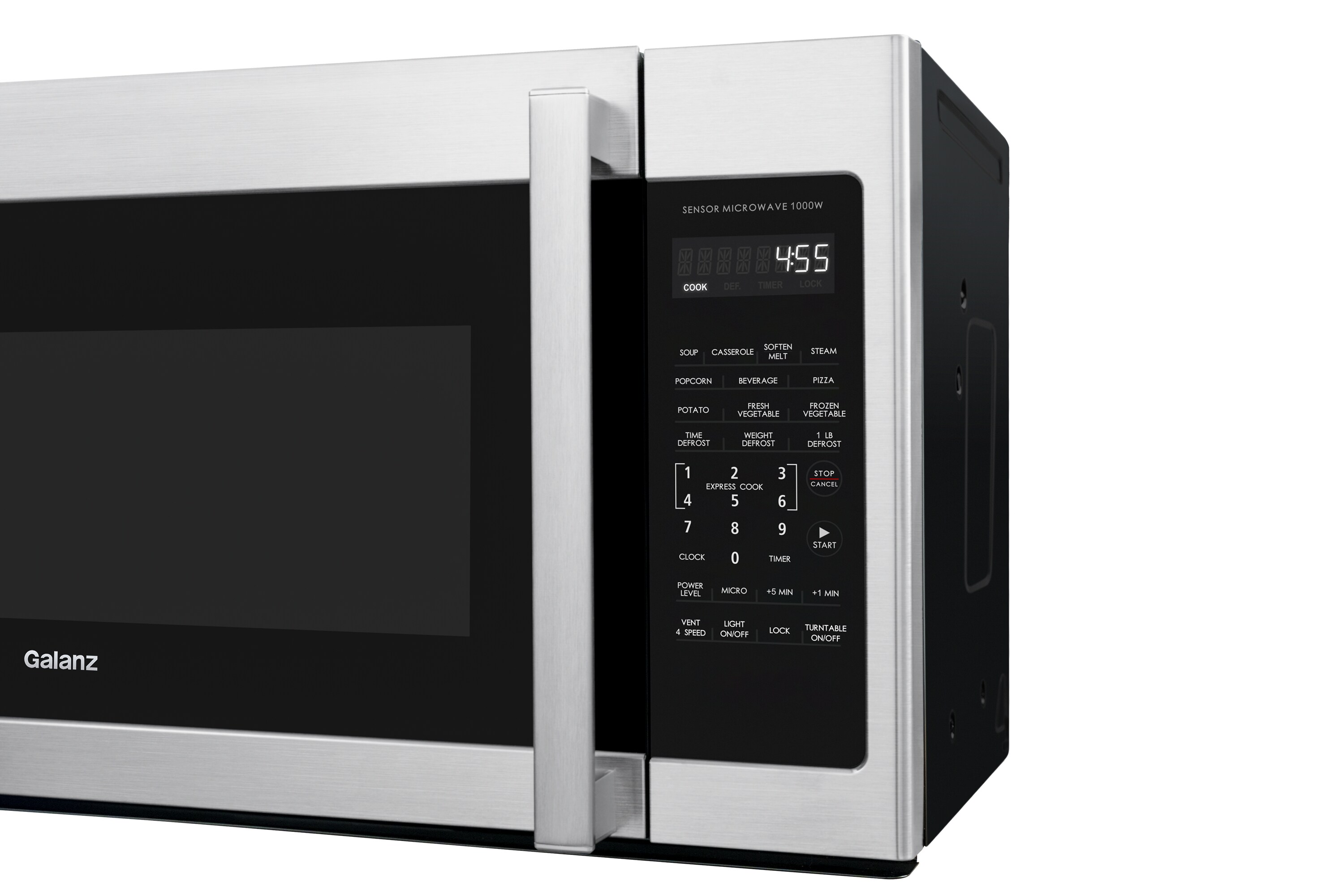 Galanz 1.6 Cubic Feet Convection Countertop Microwave with Sensor Cooking  and Air Frying Capability