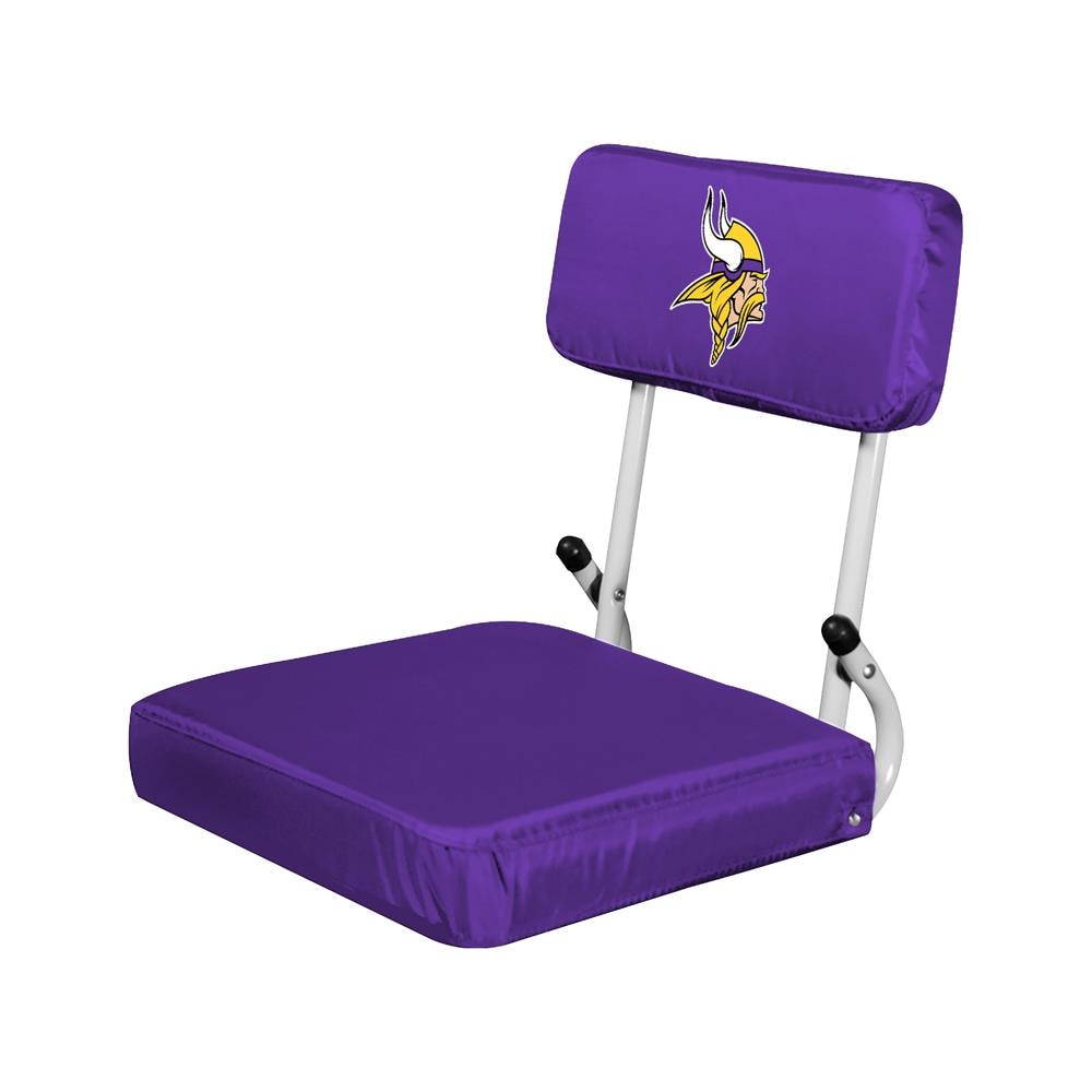 Logo Brands Minnesota Vikings 12-in x 14.5 Polyester Bleacher Seat at