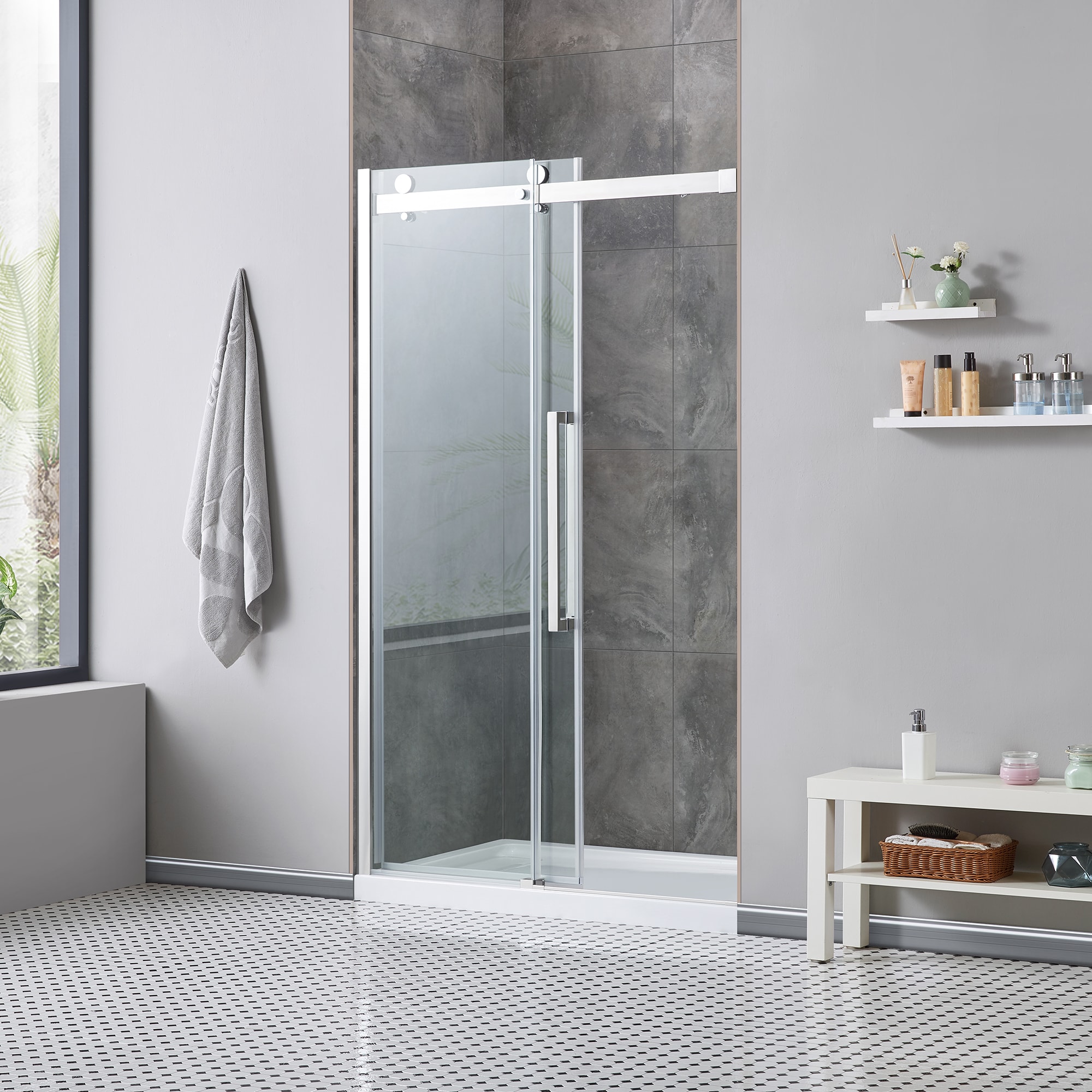 OVE Decors 15SKC-BEL248-CHR Alcove-Shower-Kit - View #4