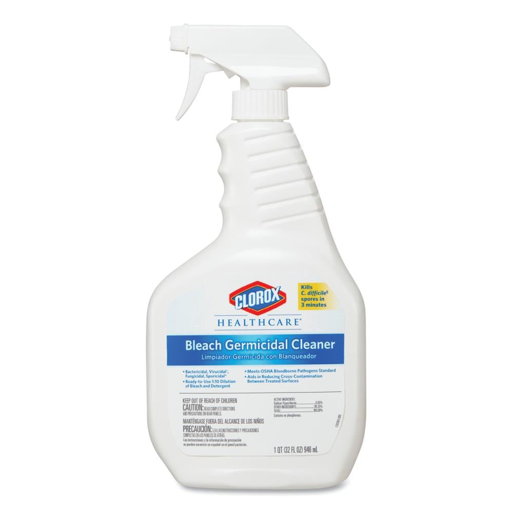 Clorox Healthcare Bleach Germicidal Cleaner Spray, Unscented, 32 oz.,  6/Carton (CLO 068970CT)