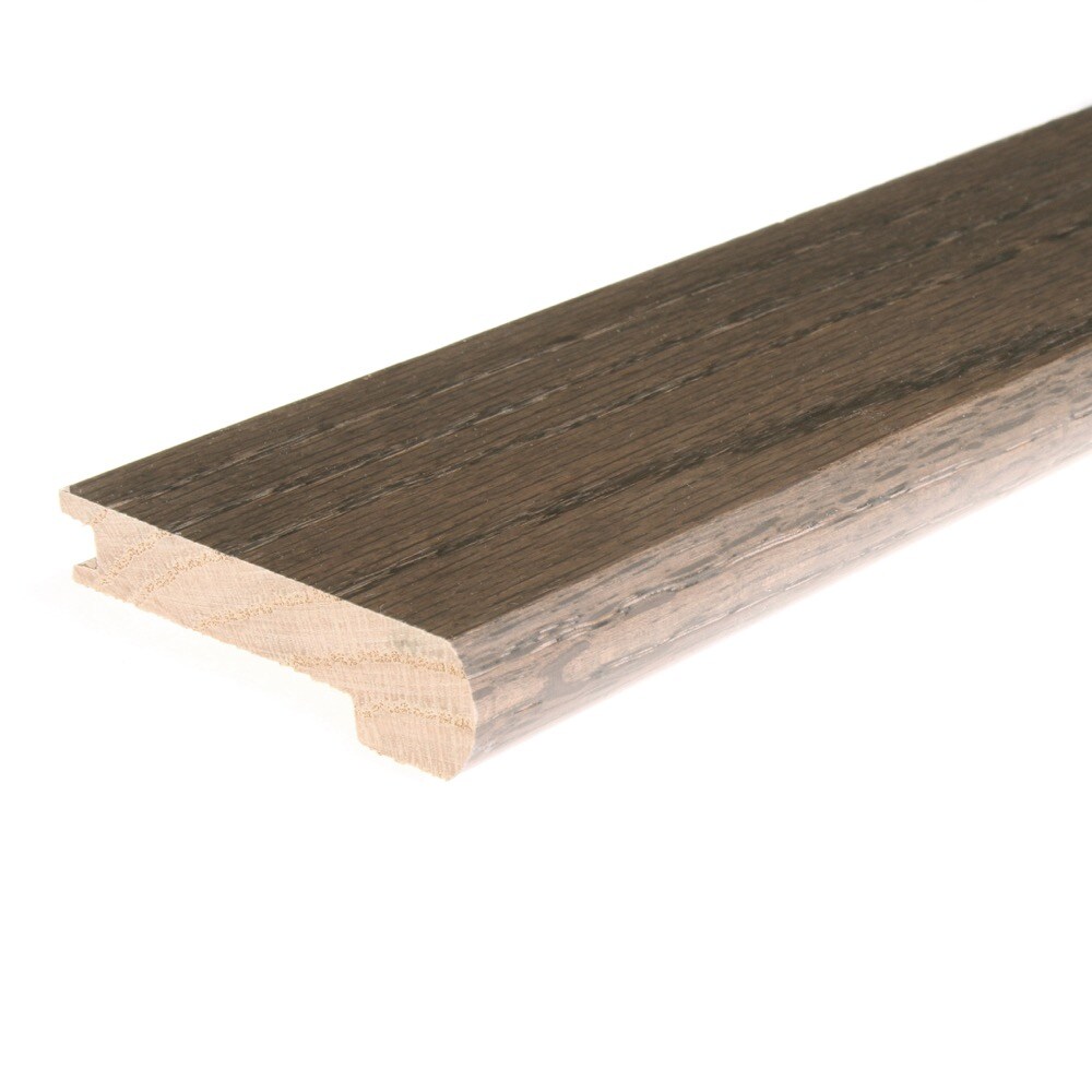 Flexco 778869 Solid Wood Stair Nose 2.75-in x 78-in x 0.5-in Misty Ridge Prefinished Wood Oak Flush Stair Nosing