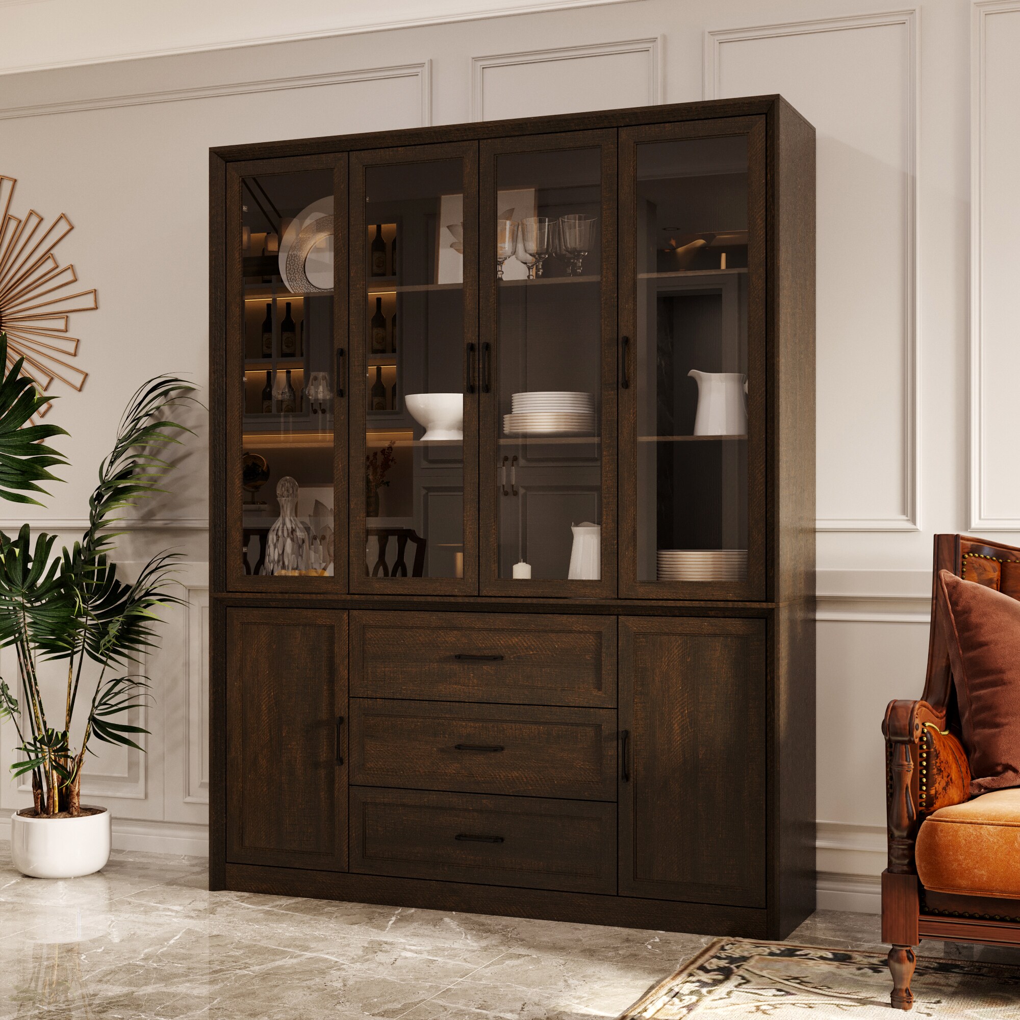 Homsee V-KF200305-02-AB Dining-Kitchen-Storarge - View #2