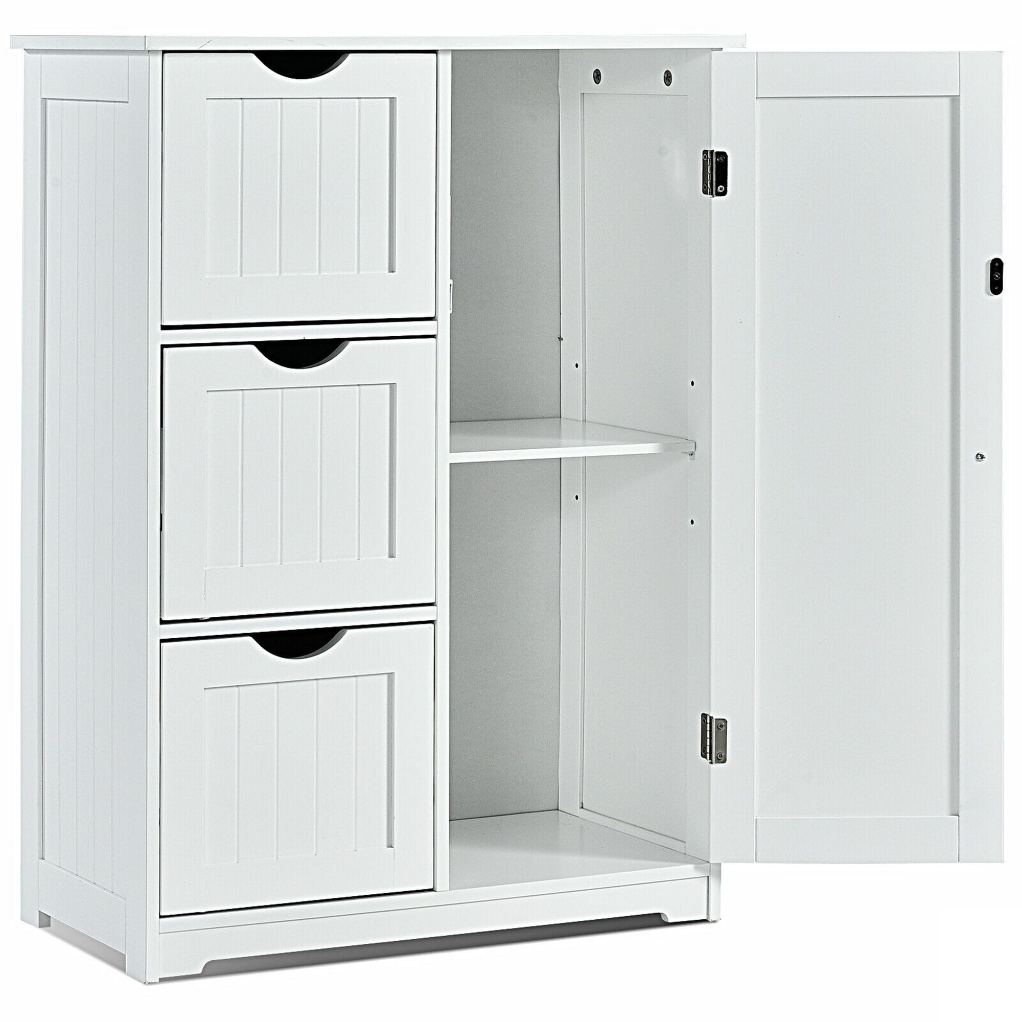 WELLFOR OUJ66236WH Linen-Cabinets - View #2