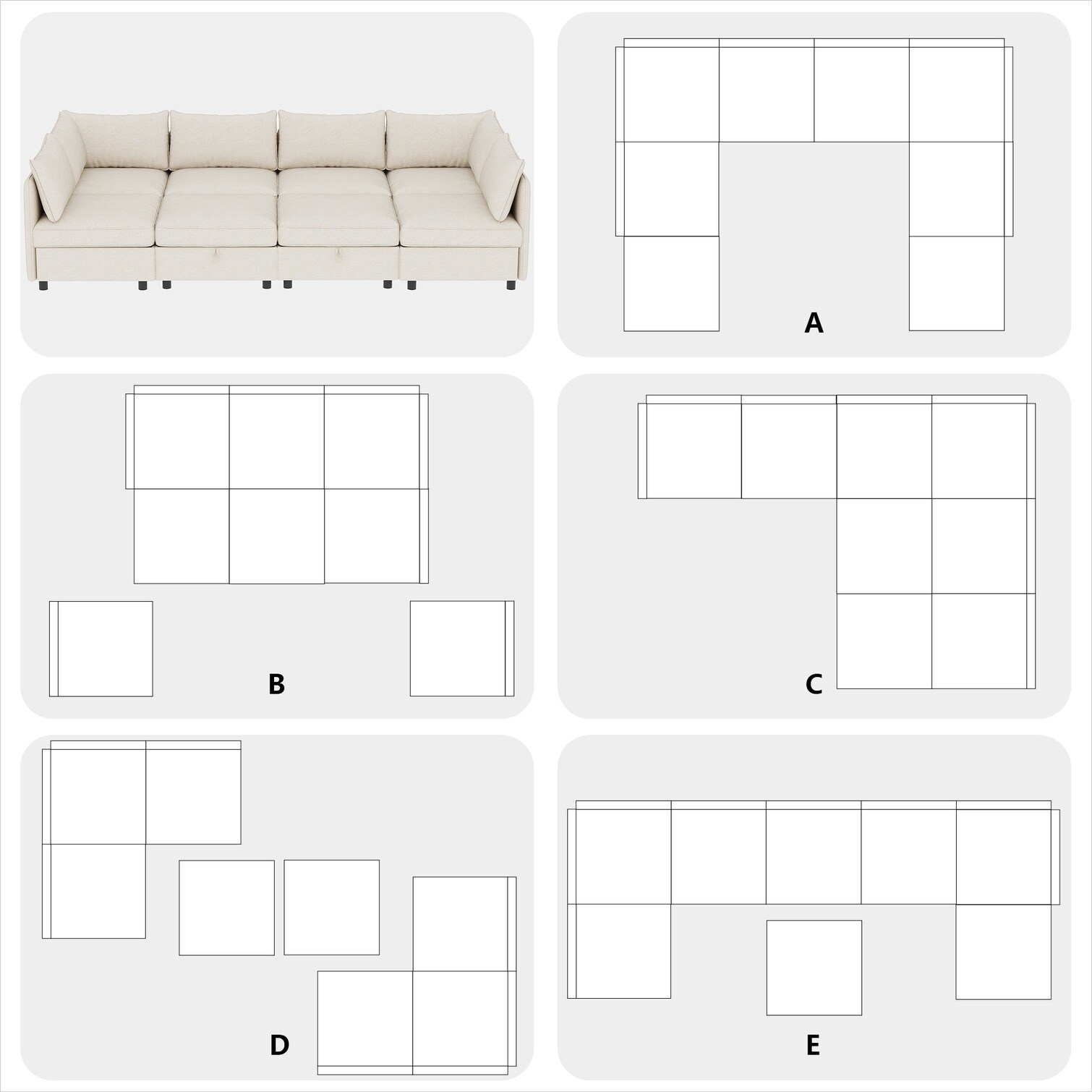 SunJet VH2JVP14UYW8 Sofas-Loveseats - View #15