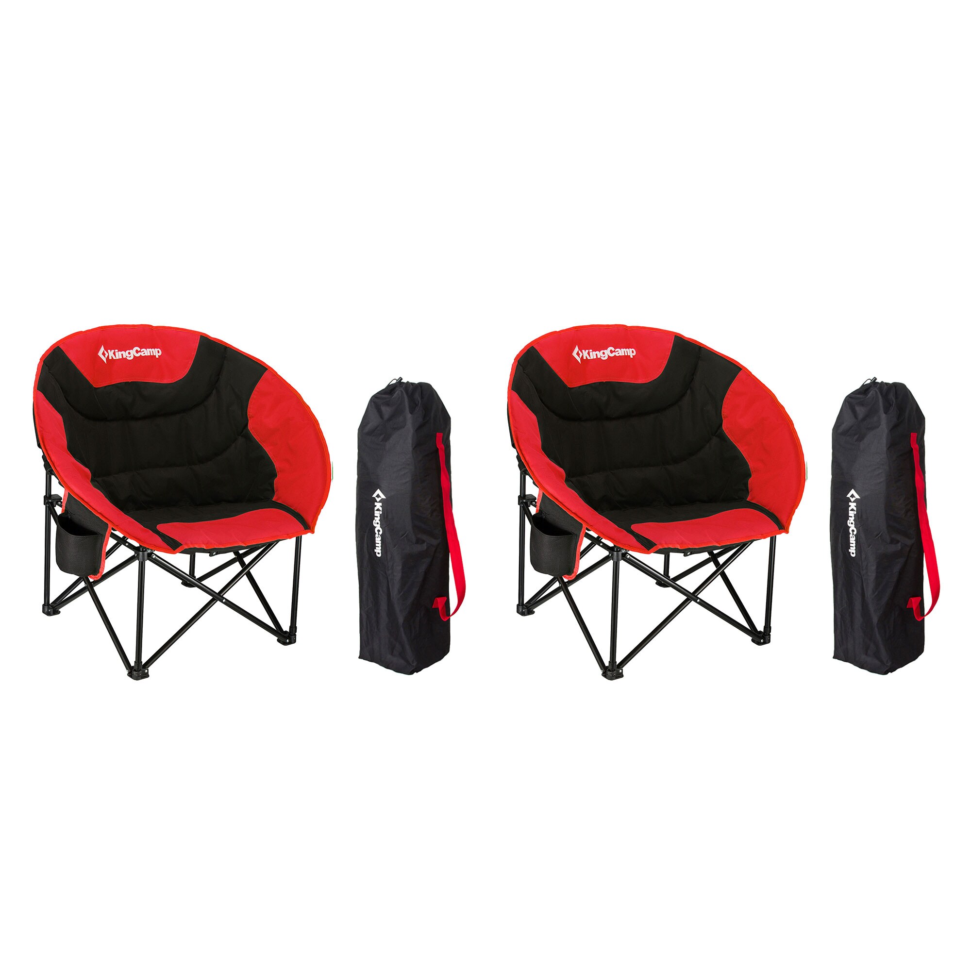 KingCamp 397274 Polyester Red Folding Camping chair