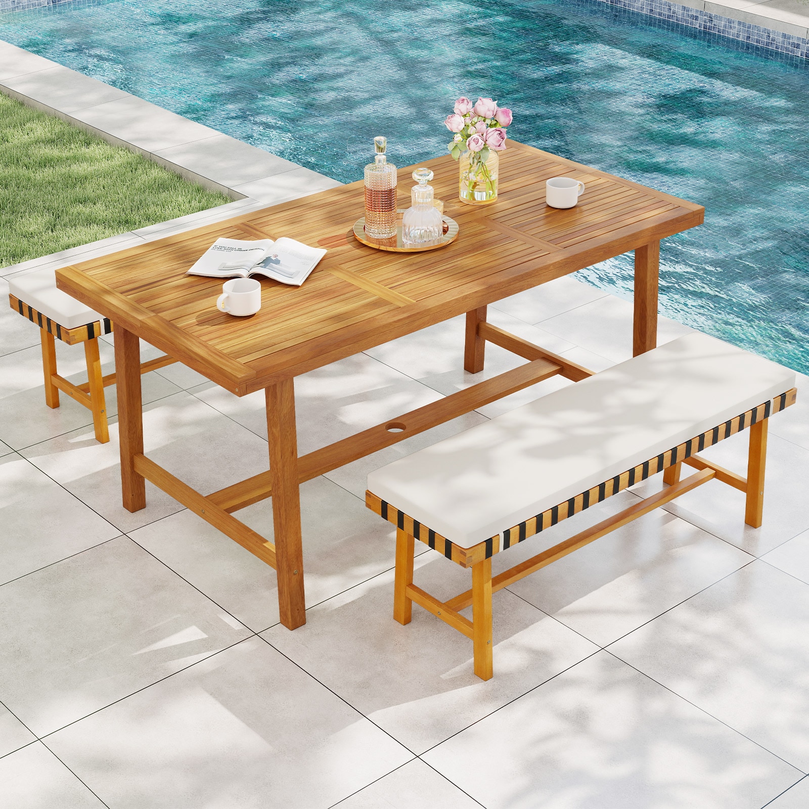 Forclover HYFE-10136 Patio-Dining-Sets - View #2