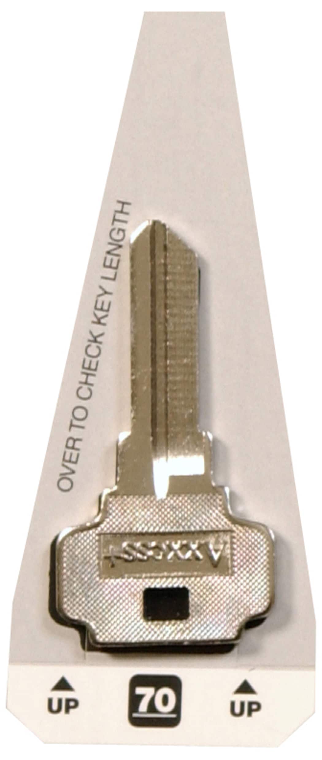 Hillman 88053 Nickel Key Brass House/Entry Key Blank