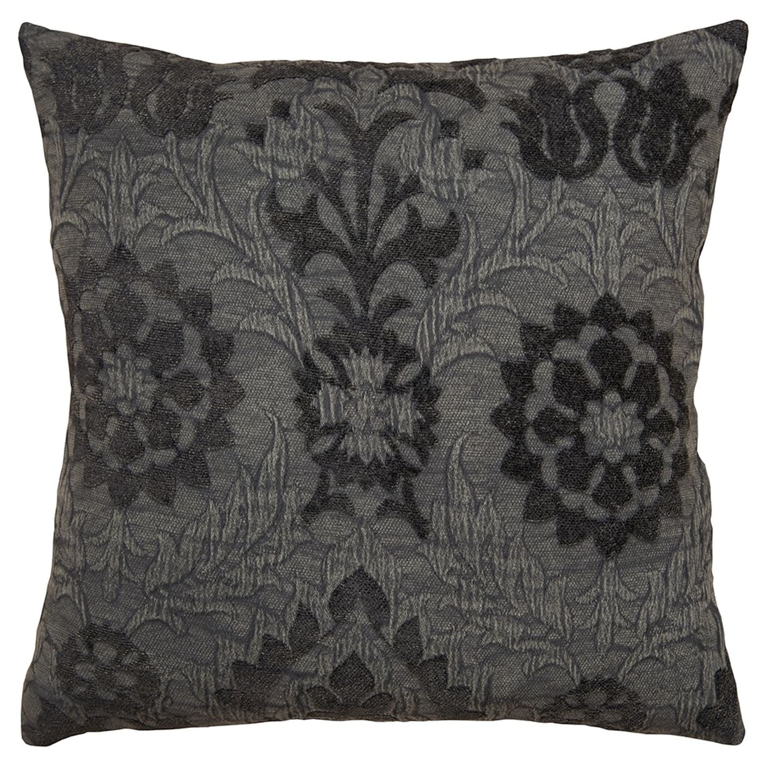 HomeRoots 4000403457 20-in x 20-in Gray Square Indoor Decorative Pillow