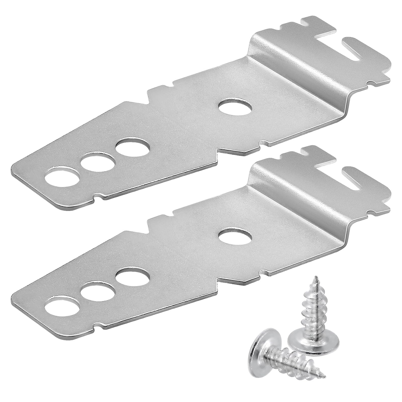 Adrinfly -  2 Pack Dishwasher Mounting Bracket with Screws Fit for Whirlpool Kenmore Kitchen Aid ...