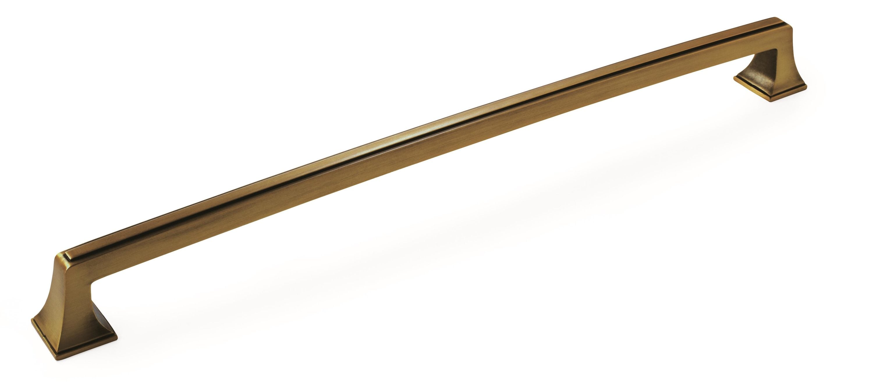 Amerock BP53533GB Mulholland 18-in , 457mm Center to Center Gilded Bronze Arch Handle For Use on Appliances Drawer Pulls