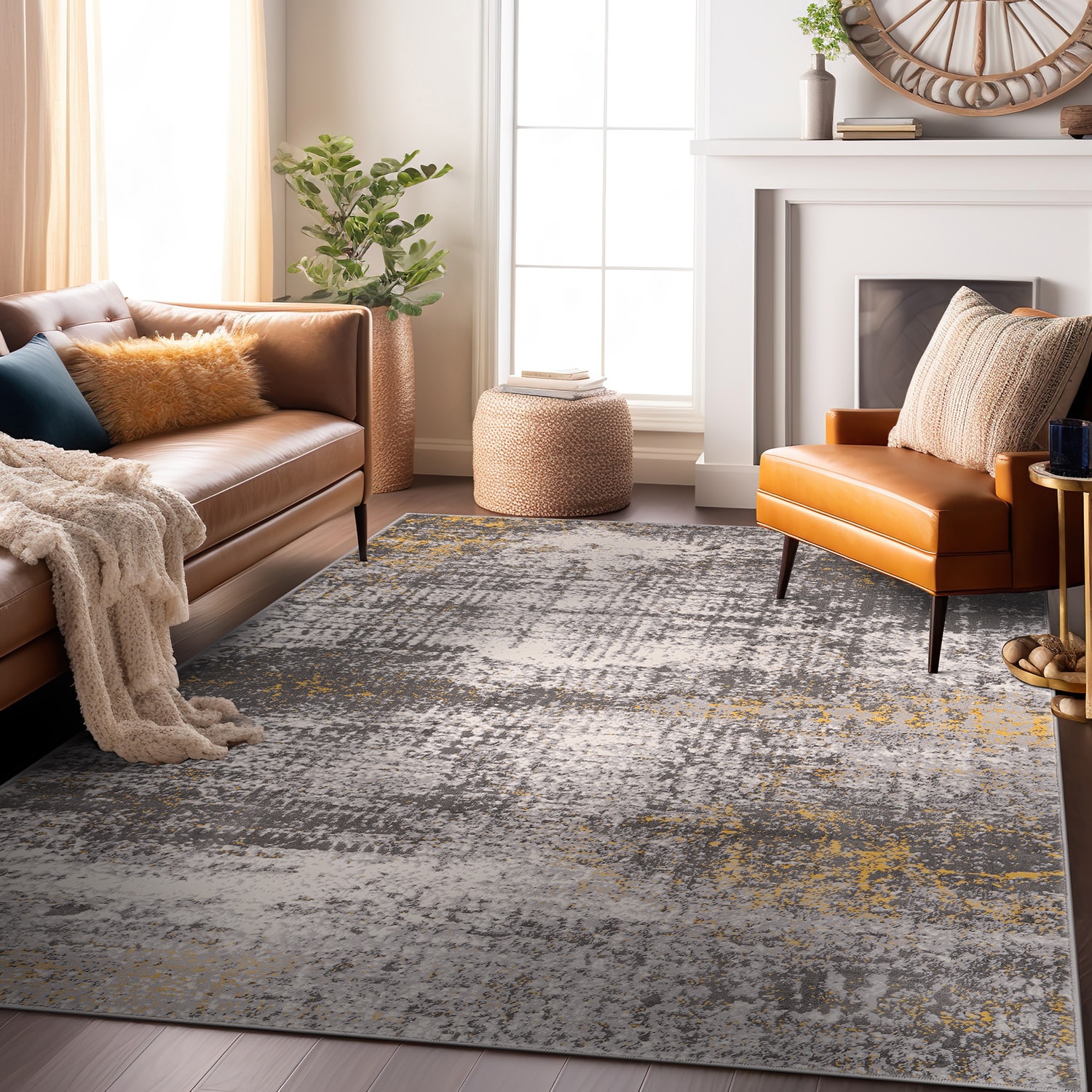 World Rug Gallery 4051YELLOW5X7 rugs - View #7