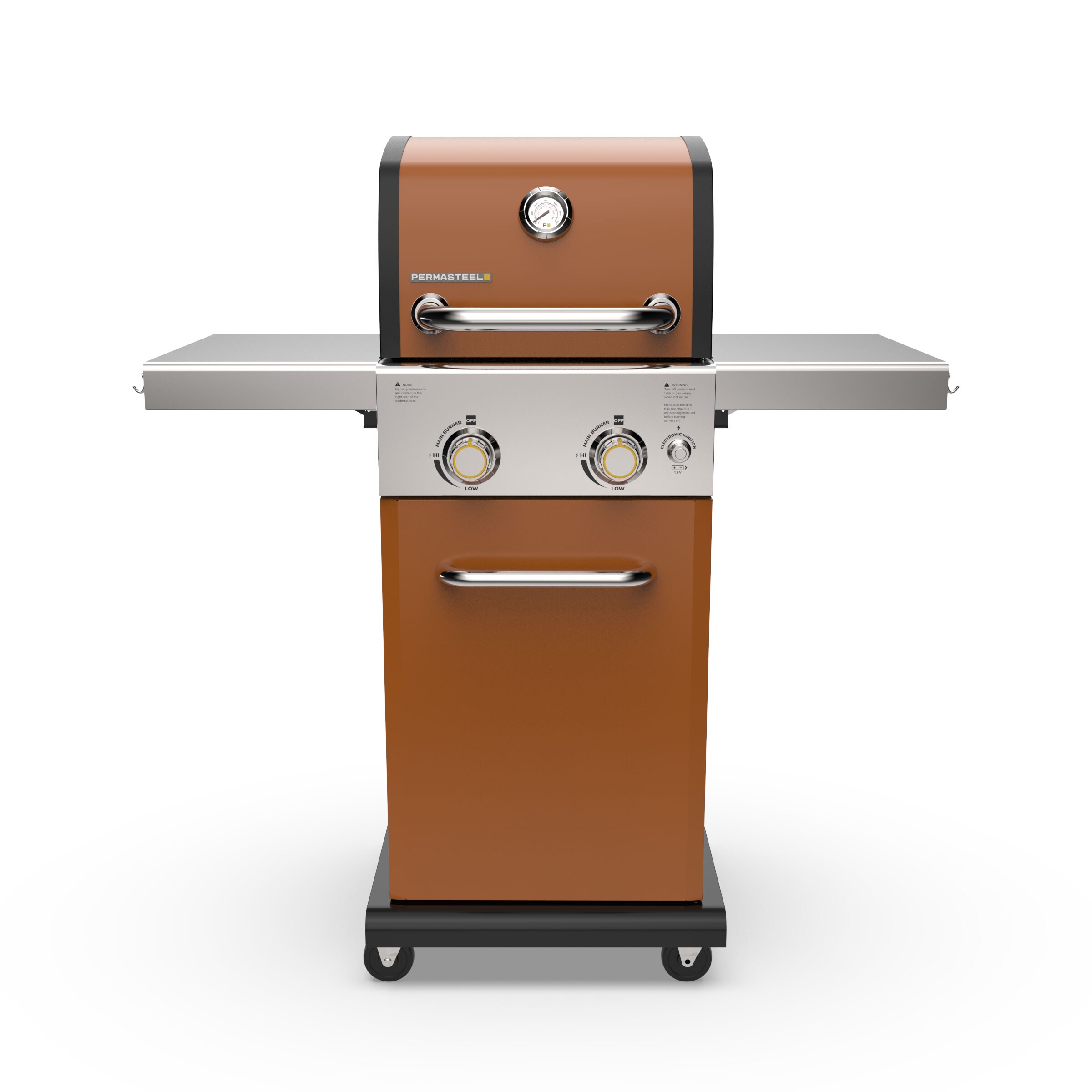 Permasteel Copper 2-Burner Liquid Propane Gas Grill PG-40201-CO Sansujyuku sansujyuku.com