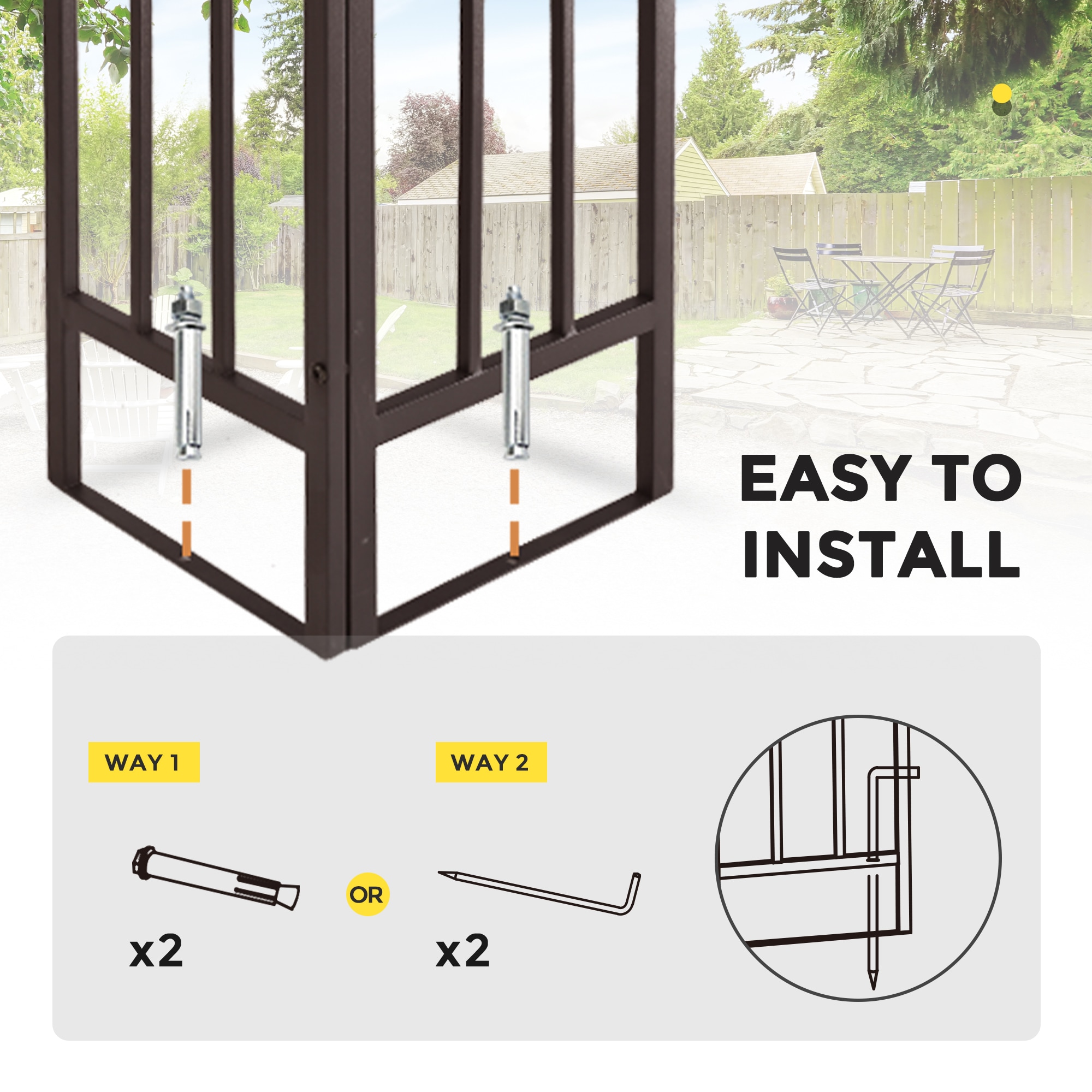  CP-ZPTY-K-WL2 Wood-Resin-Gazebos - View #5