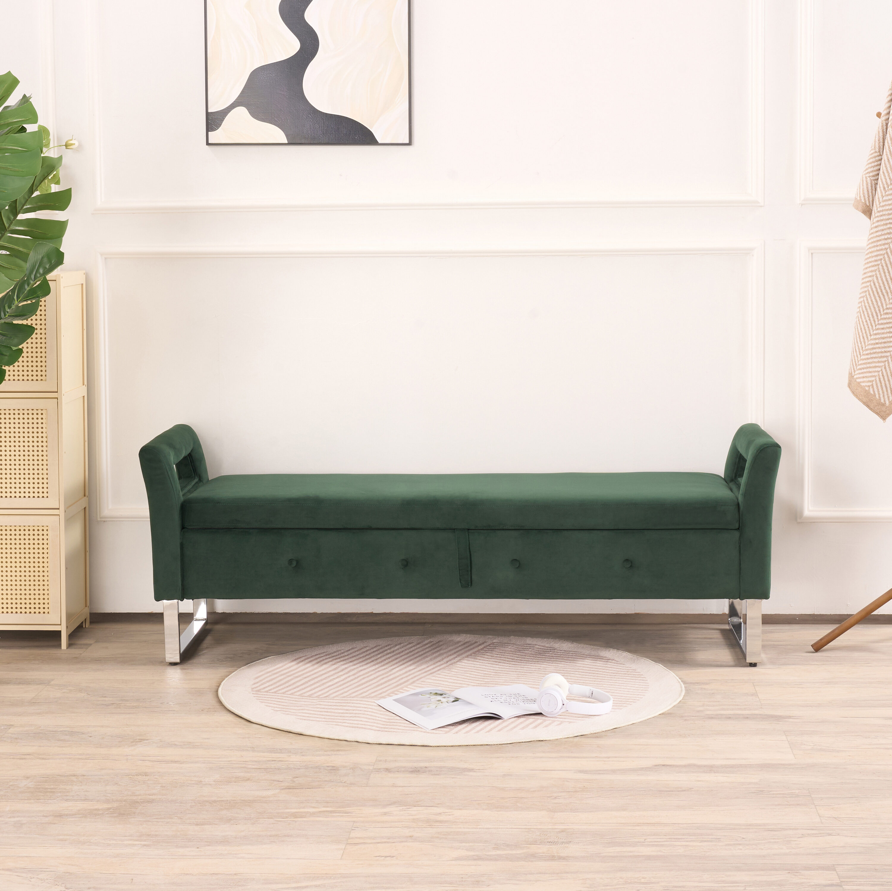 Hrinhom HC-S4113-GREEN bench - View #5