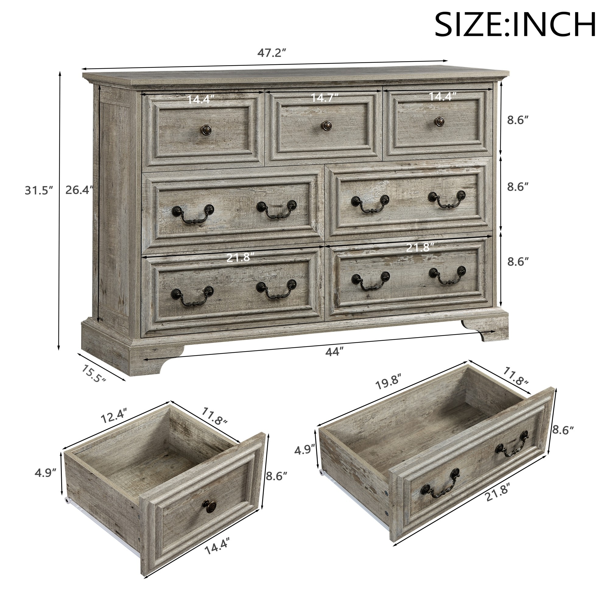 Dexmalle W1785P208362 dressers - View #3