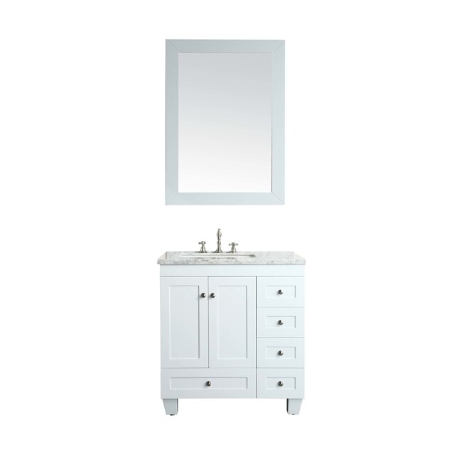 Bathroom Vanities, 28 Inch White Bathroom Vanity With Top Floor