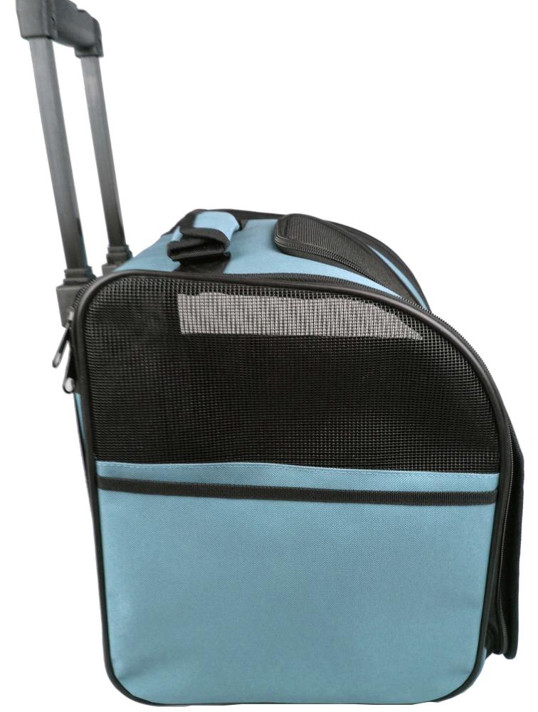 Pet Life 13.4-in x 11-in x 13.4-in Blue Collapsible Nylon Small