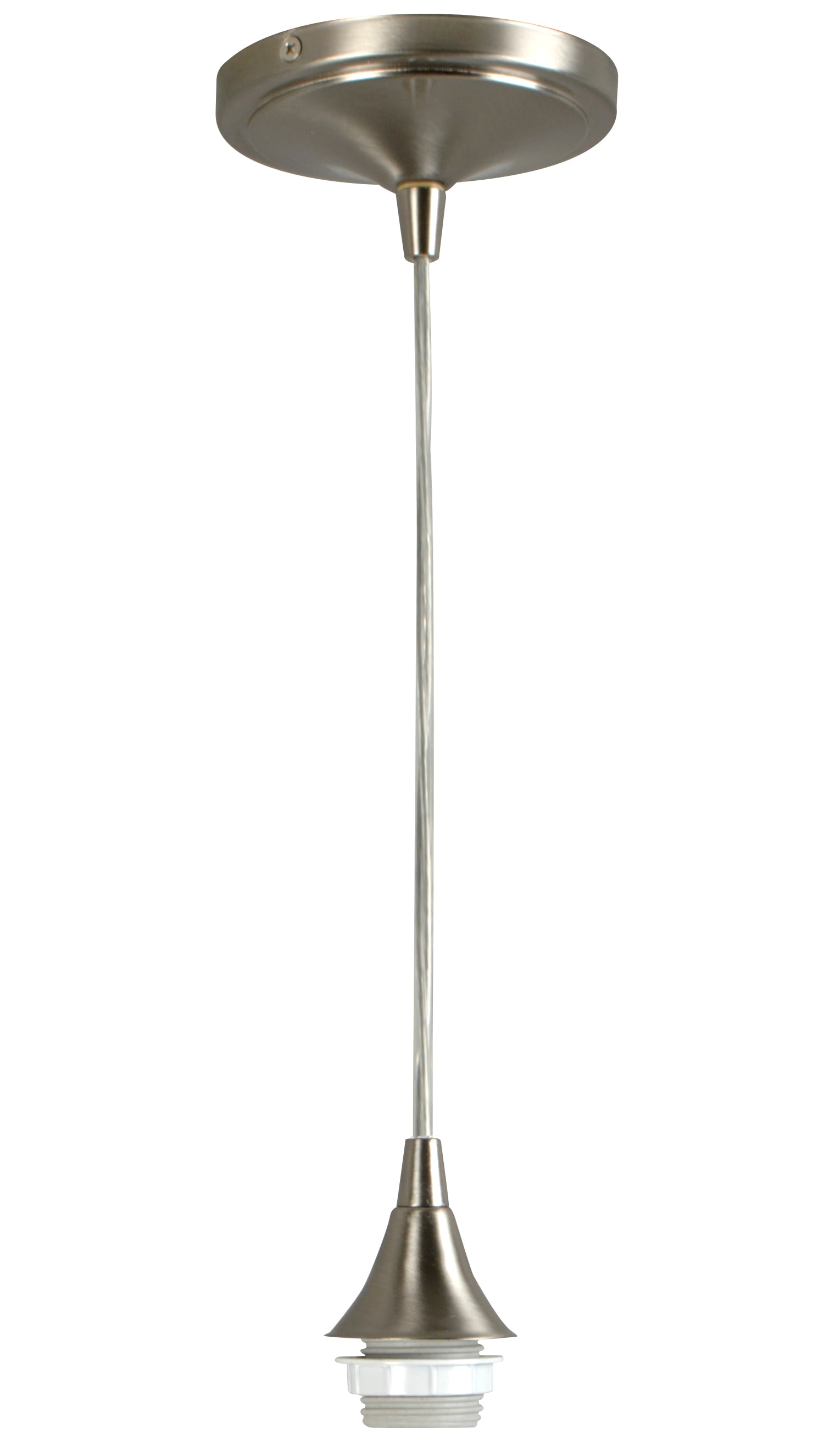 Mini Metal Cordless Lamp - Brushed Nickel