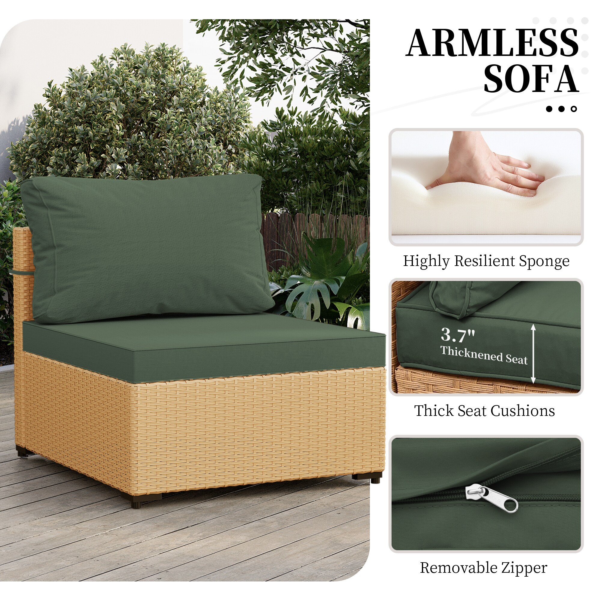 UPHA PL-2CZ-42TPWH-H2 Patio-Conversation-Sets - View #6