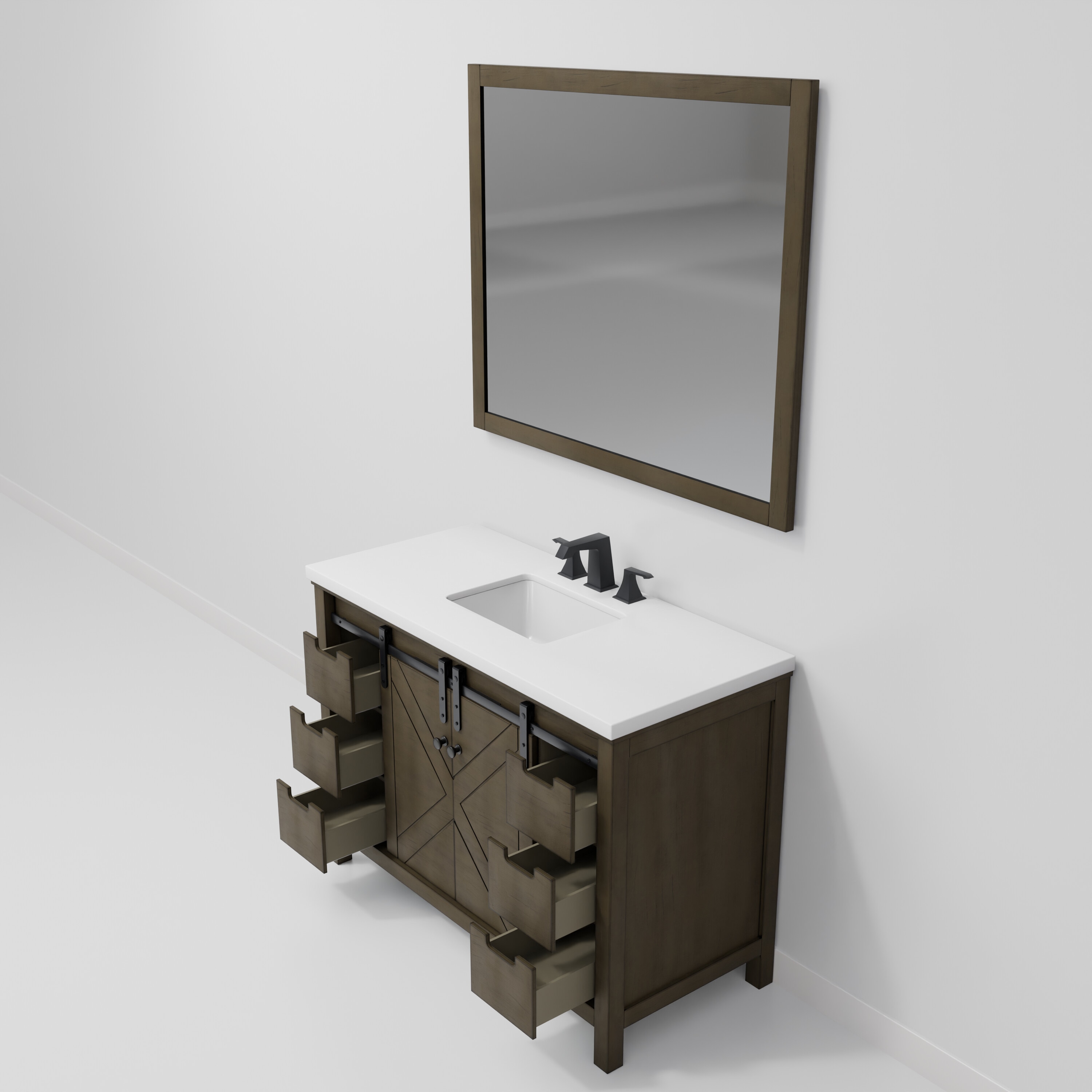 Lexora LVM48SK311 Bath-Vanity-Combo - View #7