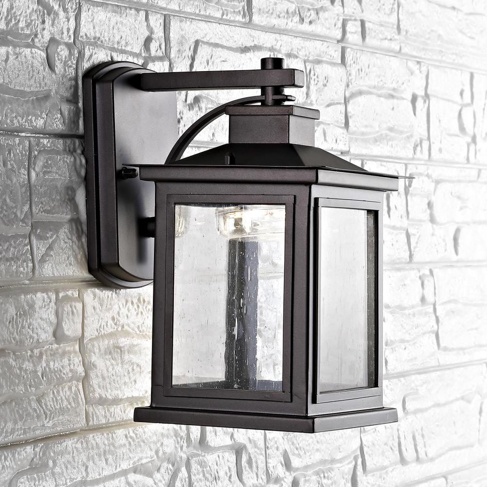 Gorgen Bronze 9.5" Square Outdoor Wall Lantern
