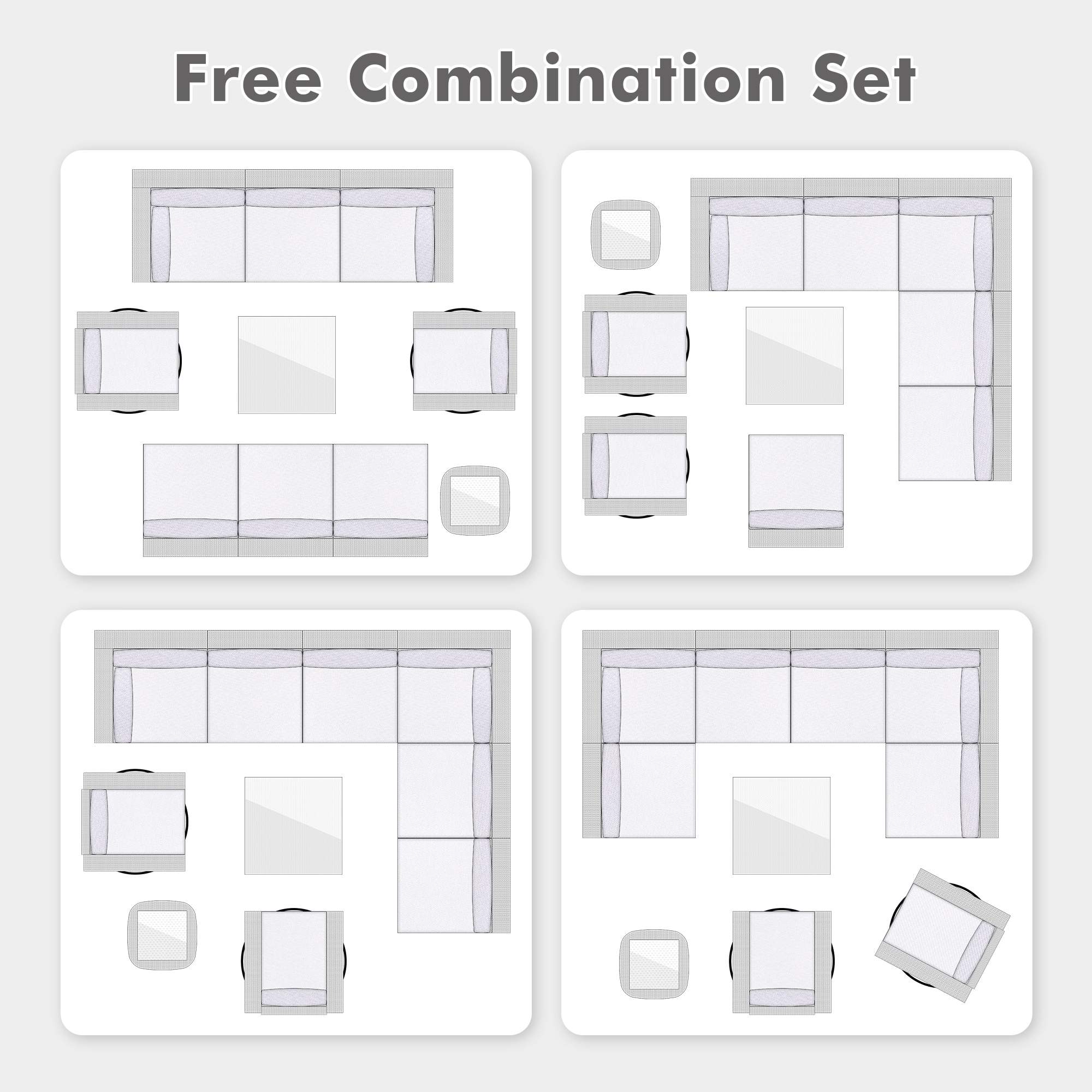 XIZZI XIHOPS305-RC3 Patio-Sofas-Daybeds - View #4