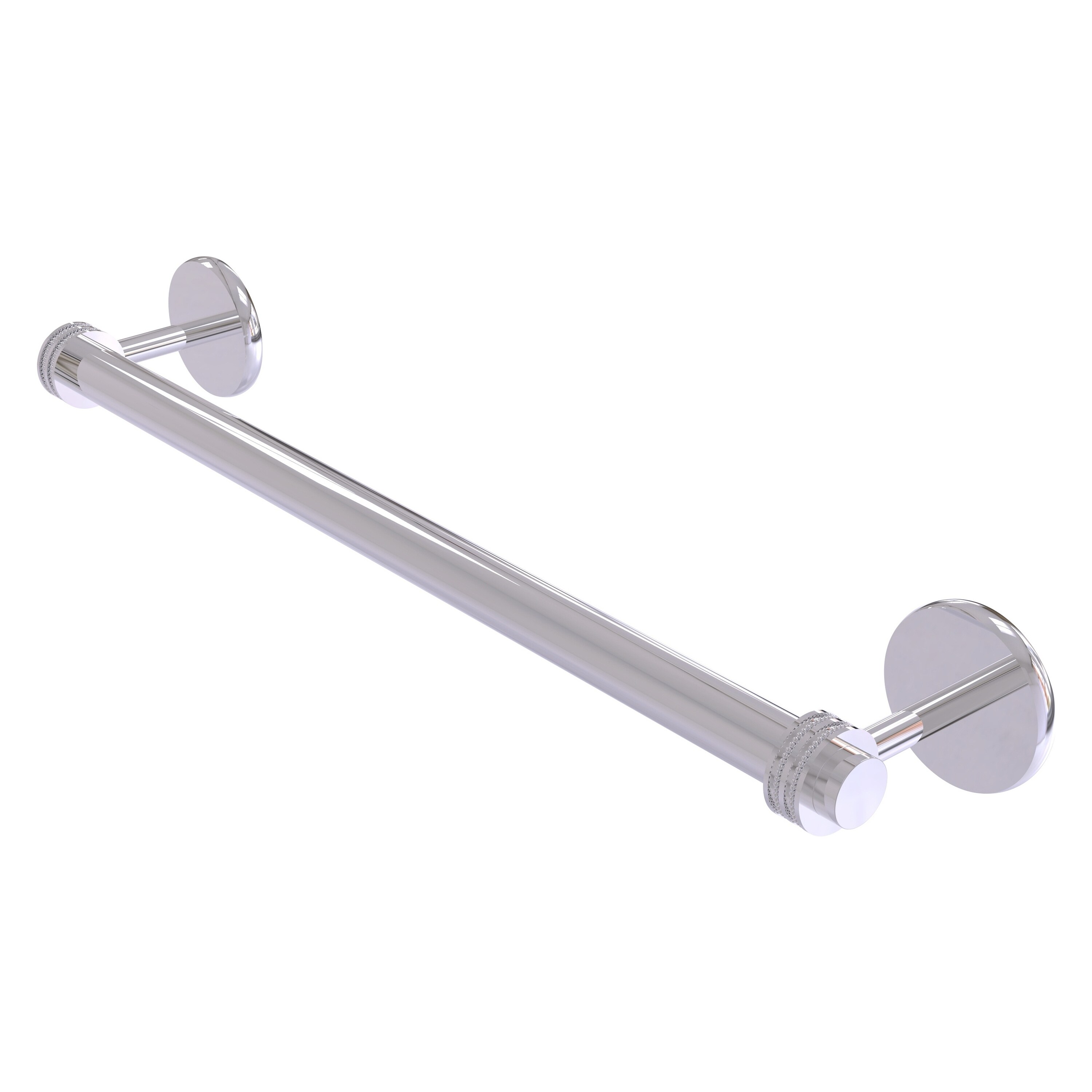 Allied Brass 7251D/24-PC Satellite Orbit Two 24-in Polished Chrome Wall mount Single Towel Bar