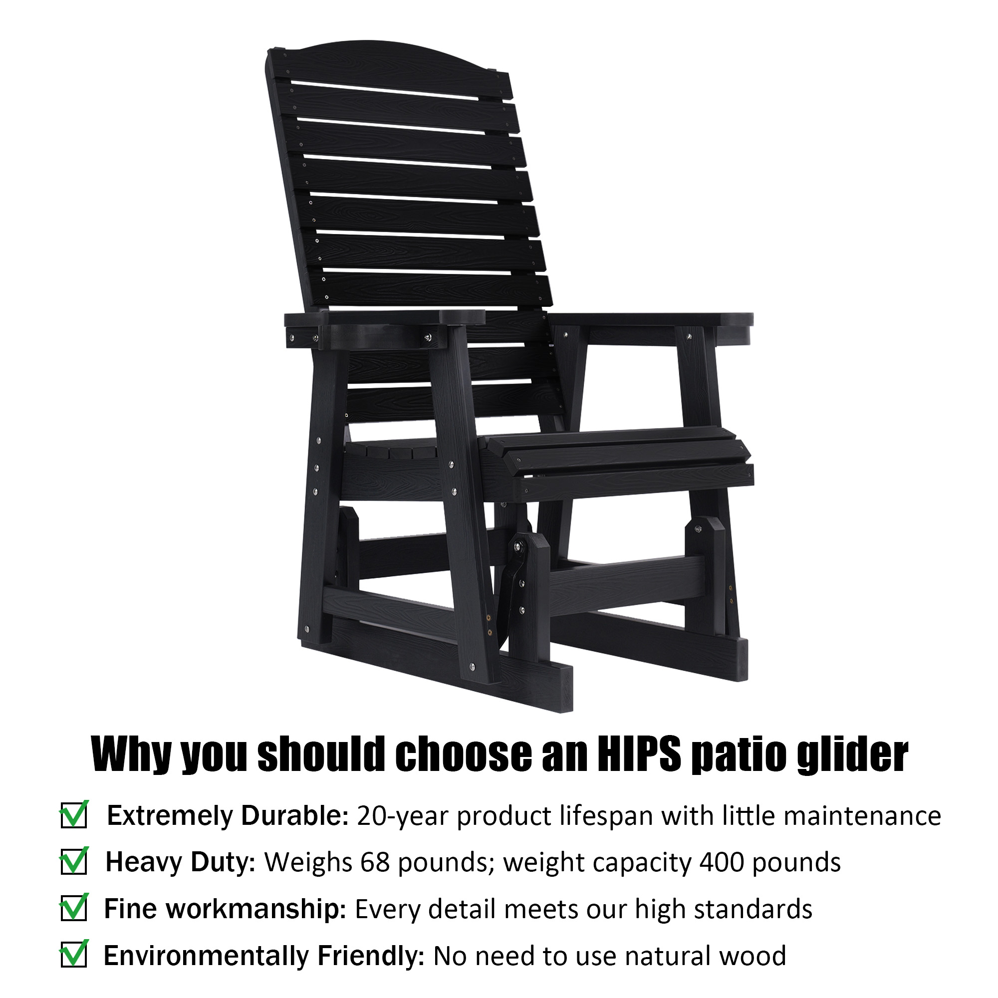 Fortune Candy GTS001BR-K Swing-Gliders - View #5