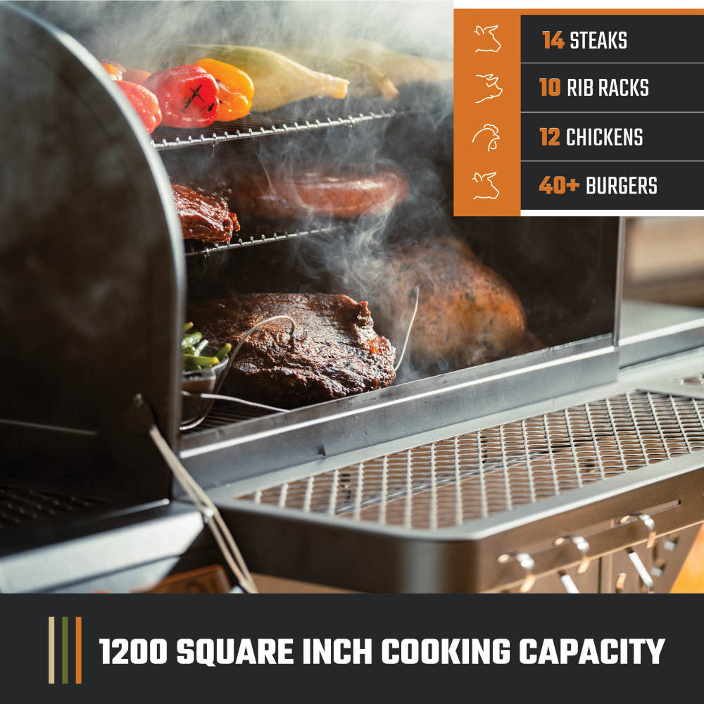 定価:44,100円  スモーク ｜ Smork by diva ムートンベスト OKLAHOMA JOE'S Bronco 18 in. Heavy Duty Charcoal Drum Smoker and