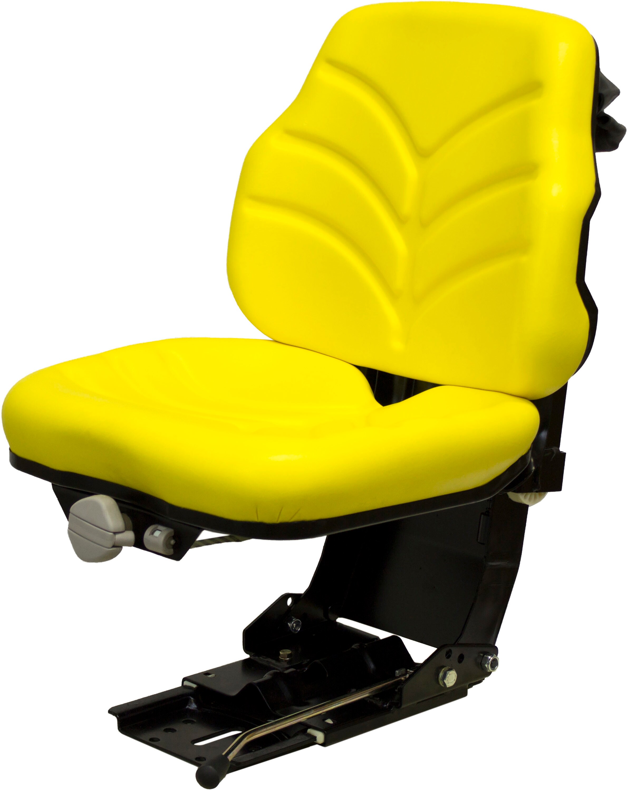 KM 450 Uni Pro Riding Lawn Mower Seat - Black Vinyl with Arms, Universal  Construct/Mower Seat, High-Density Foam Cushions