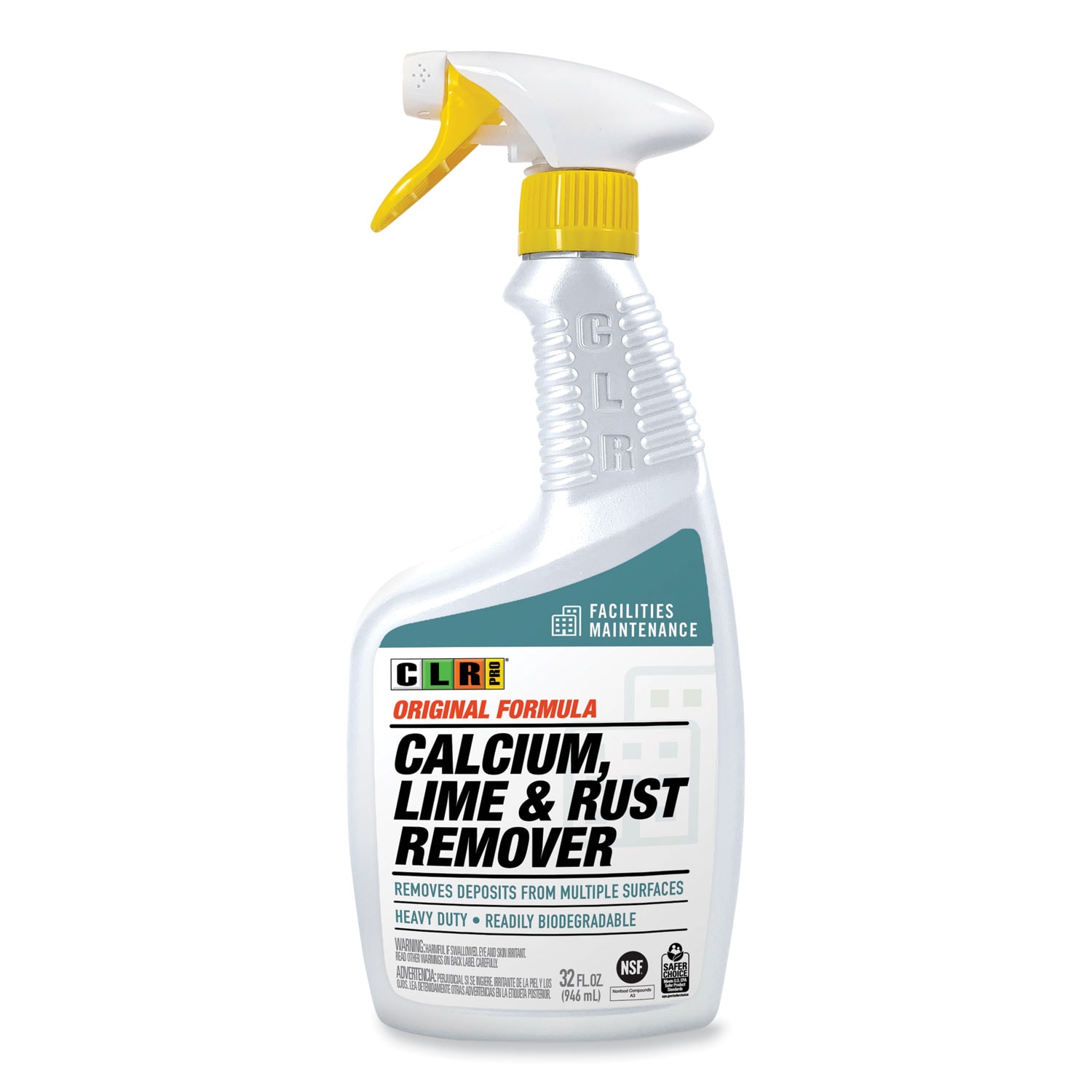 CLR PRO ESNJELCLR32PRO Calcium  Lime and Rust Remover  32 oz Spray Bottle  6 Carton