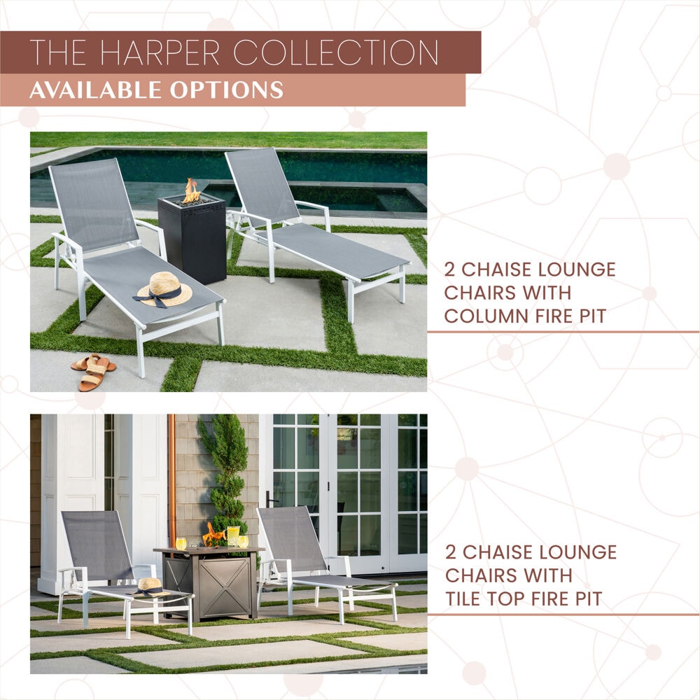 Mod Furniture HARPCHS3PCGFP-WG Patio-Conversation-Sets - View #6