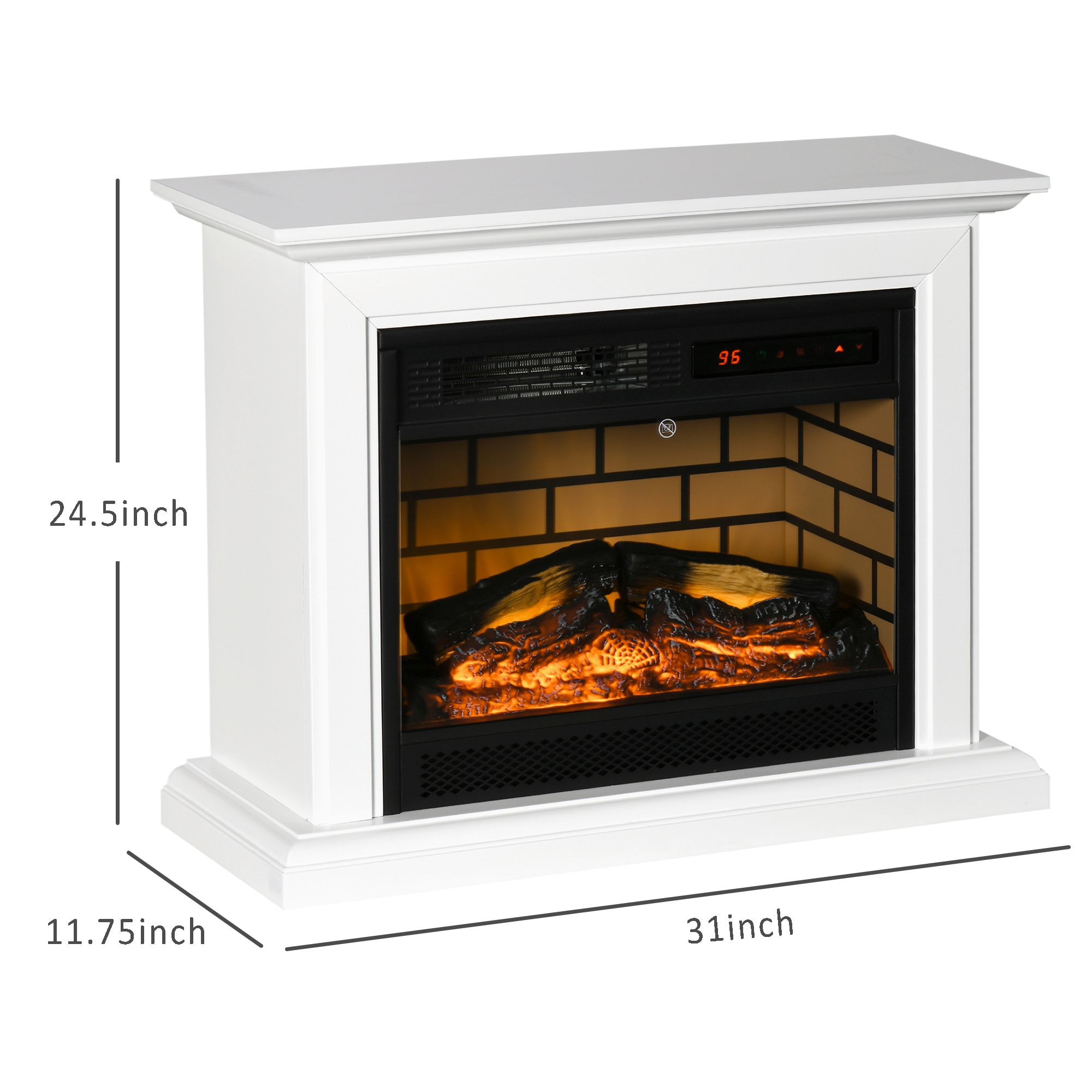 Kahomvis AOS-QP1092-090 Electric-Fireplaces - View #3
