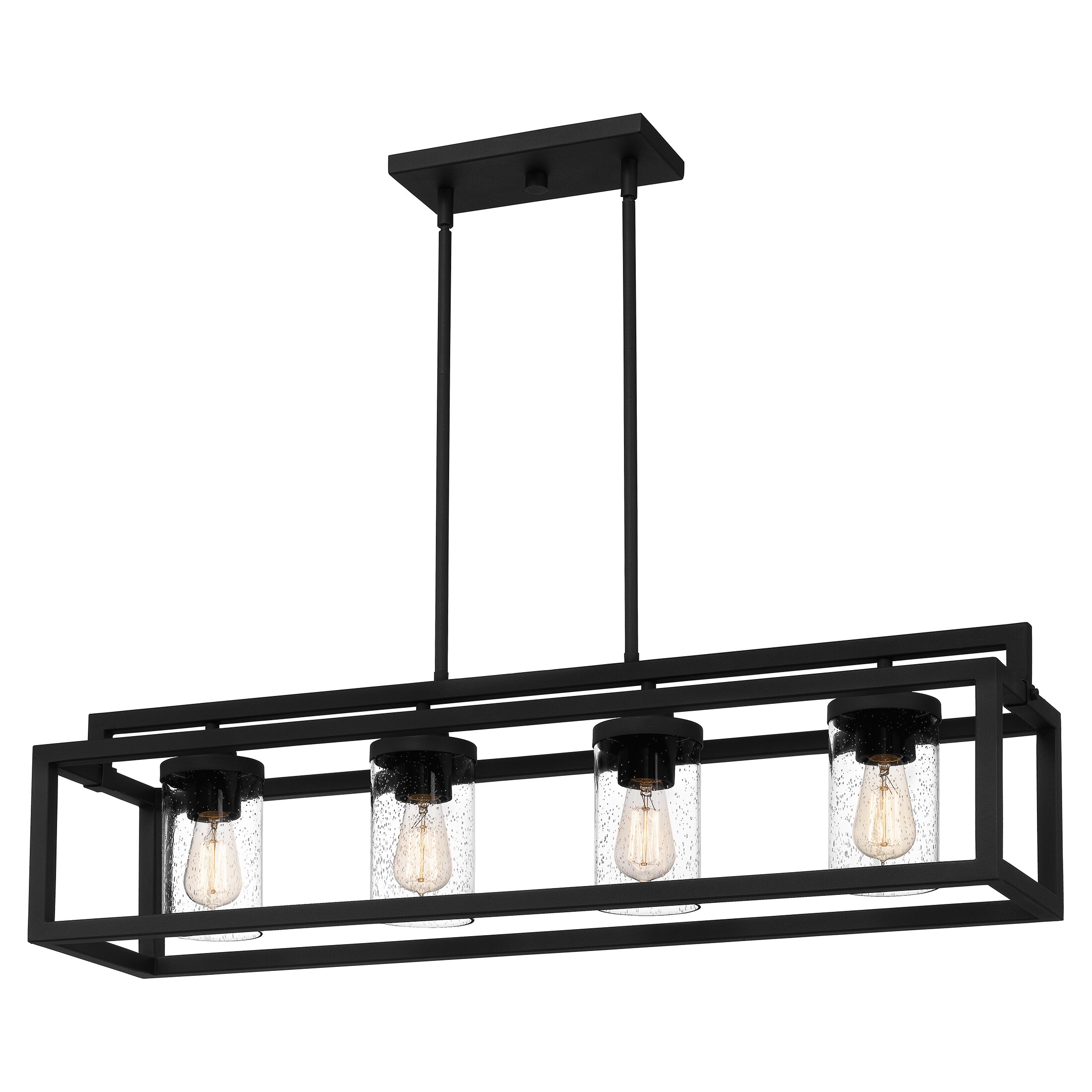 Ashley Harbour Hermosa 4-Light Earth Black Industrial Damp Rated ...