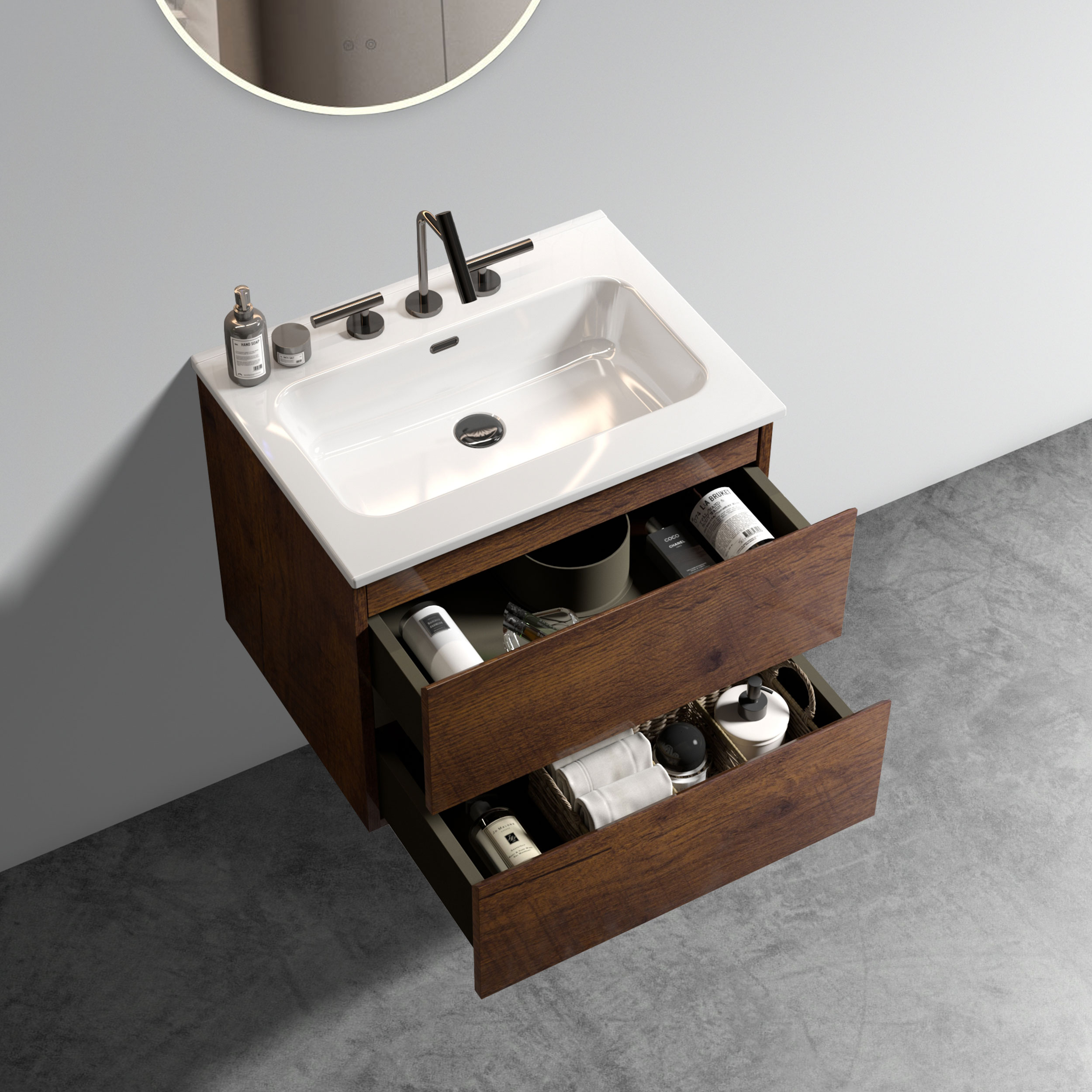 Wooakway FXLS0604-604Z130 Bath-Vanity-Combo - View #3