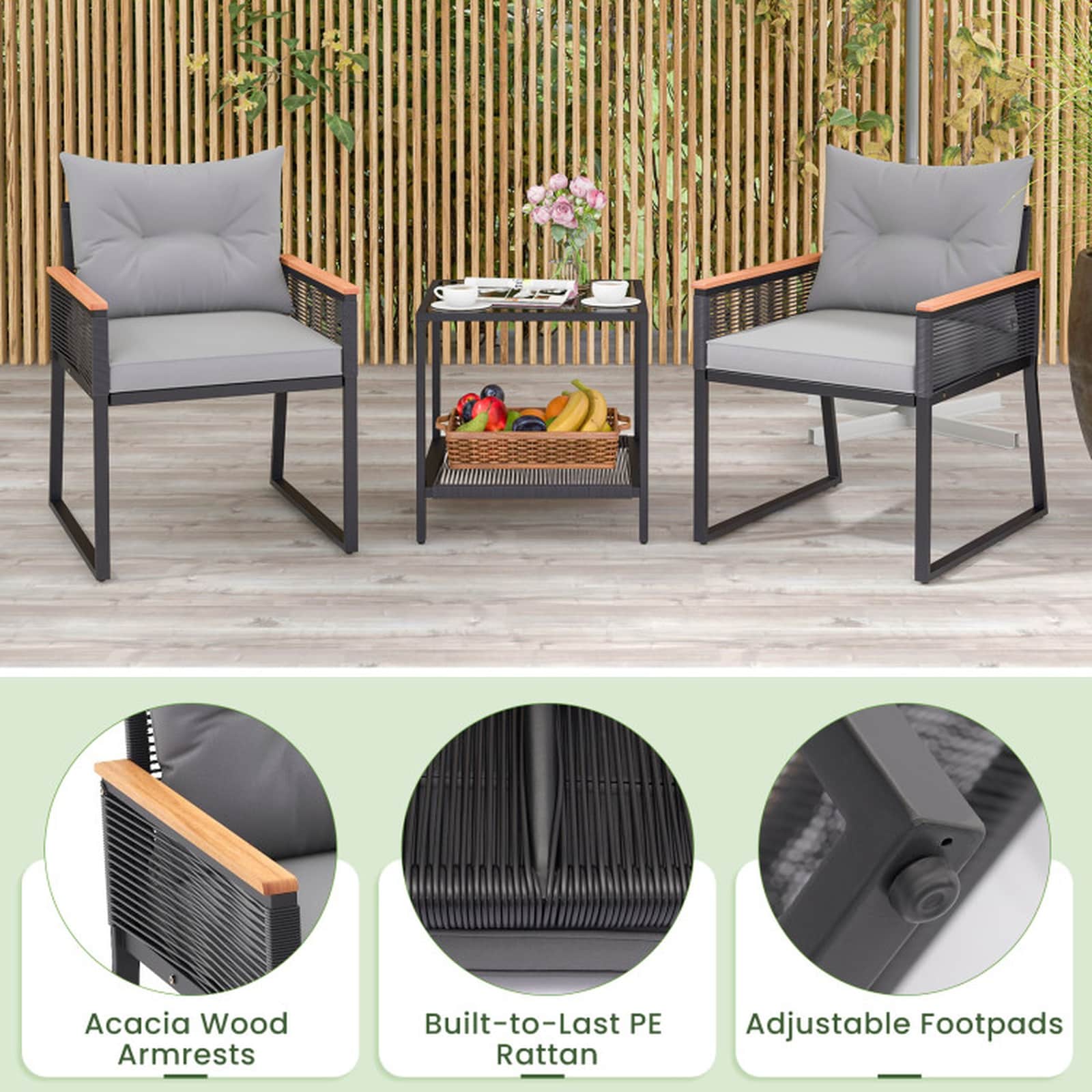SUGIFT LW108SUGHY1307 Patio-Conversation-Sets - View #6