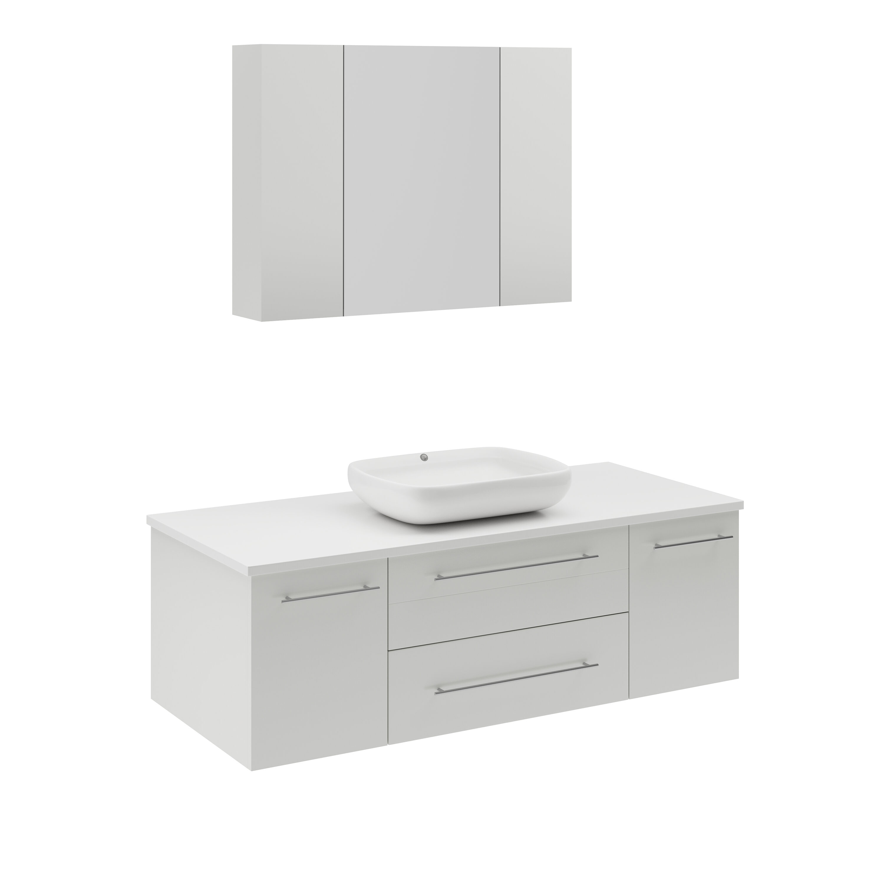 Fresca FVN6148WH-VSL Bath-Vanity-Combo - View #2