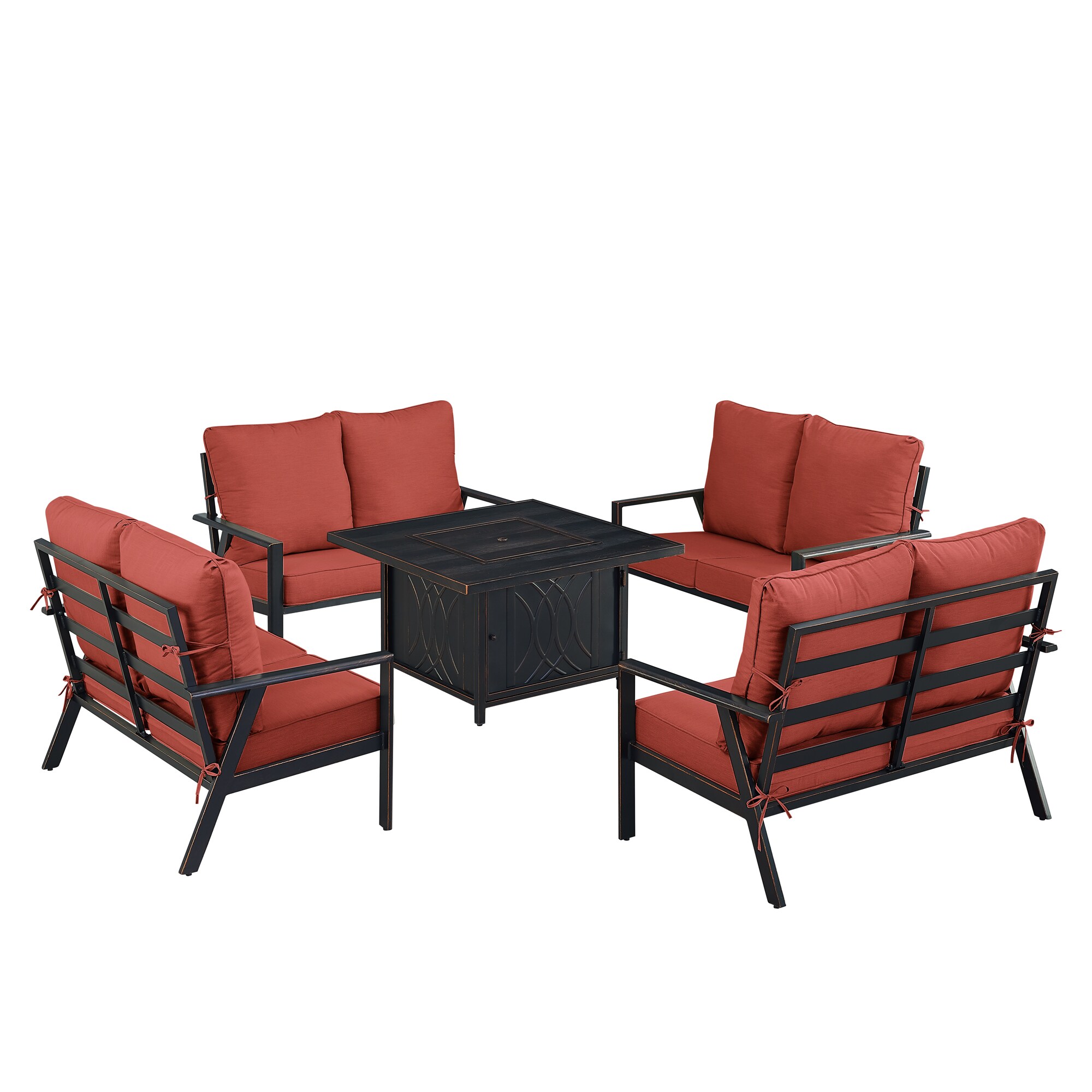 Oakland Living LUX4LSCAVERDCUA Patio-Conversation-Sets - View #4