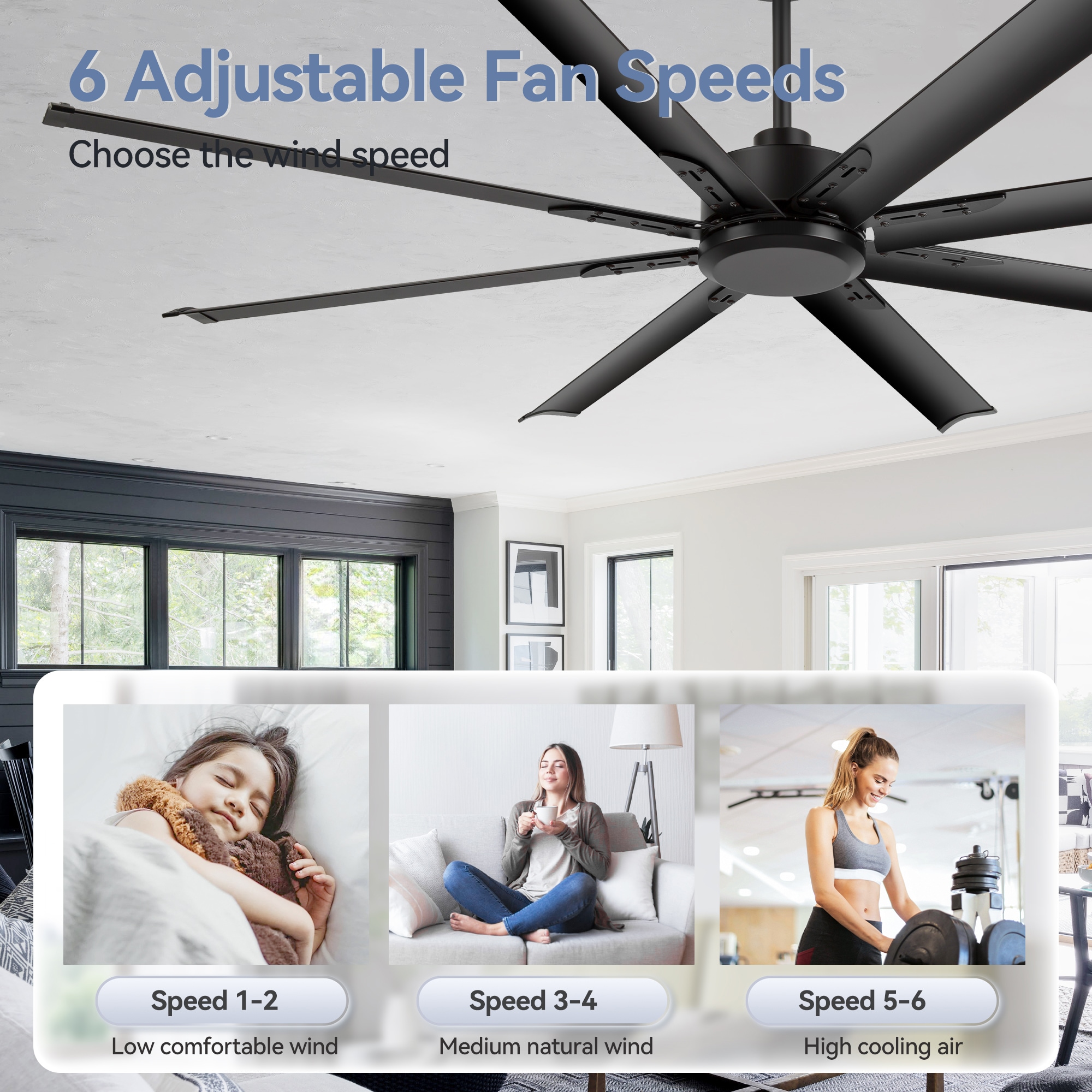 Breezary 29005-BK Ceiling-Fans - View #6
